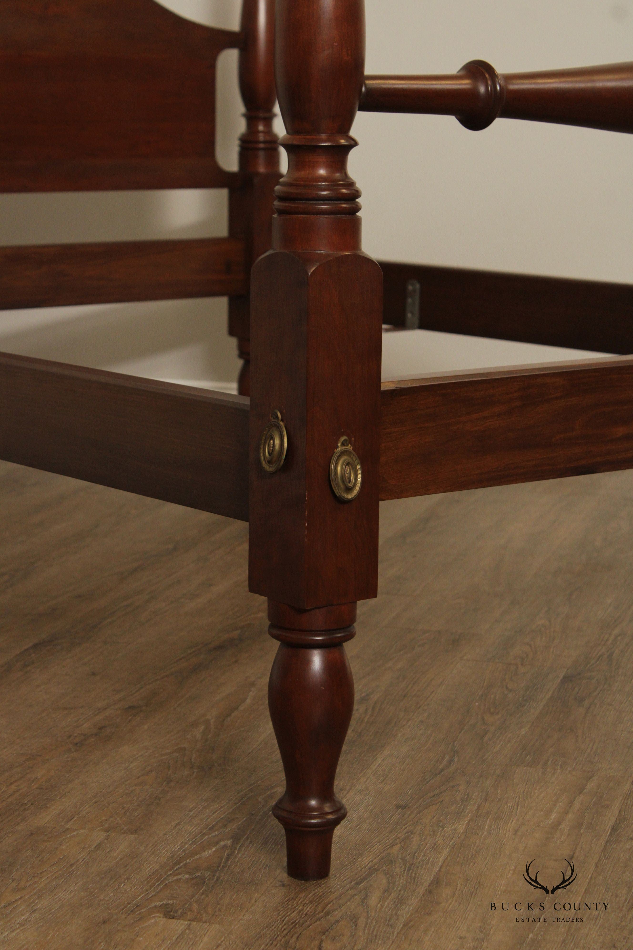 Custom Crafted Cherry Full Size Acorn Finial Poster Bed