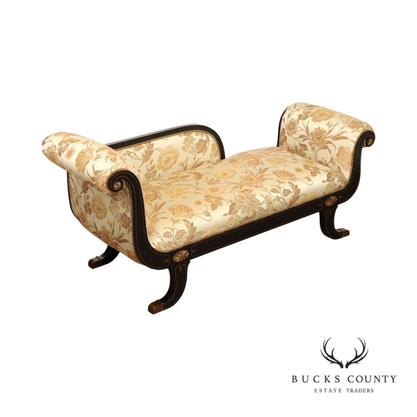 Karges Regency Style Recamier Chaise Sofa
