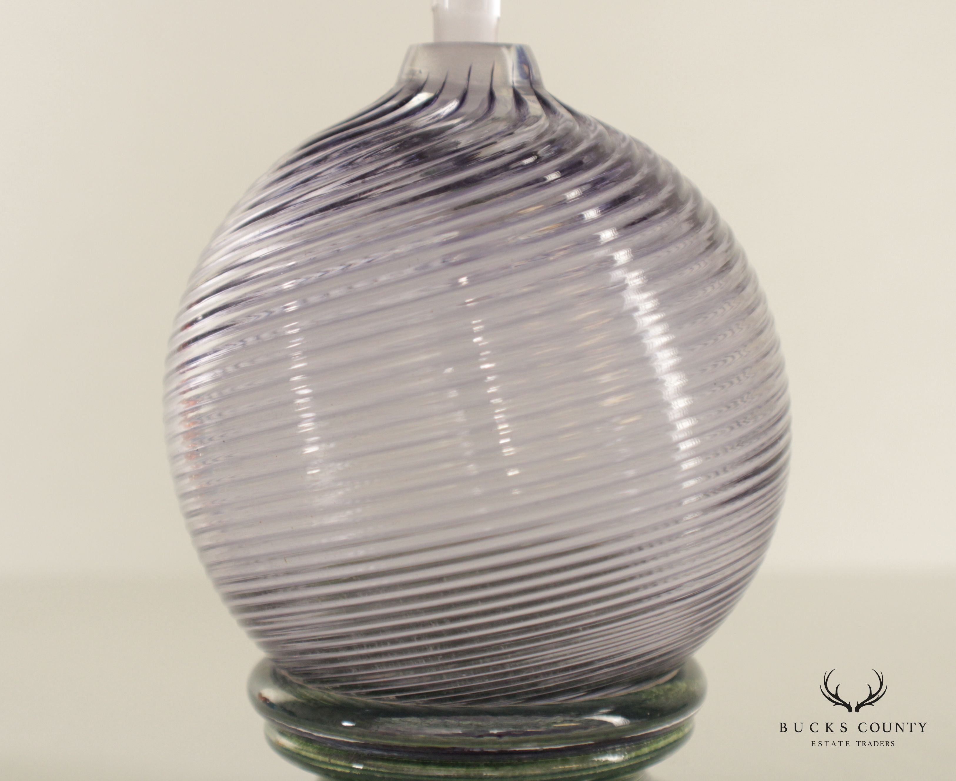 Hand Blown Art Glass Perfume Bottle