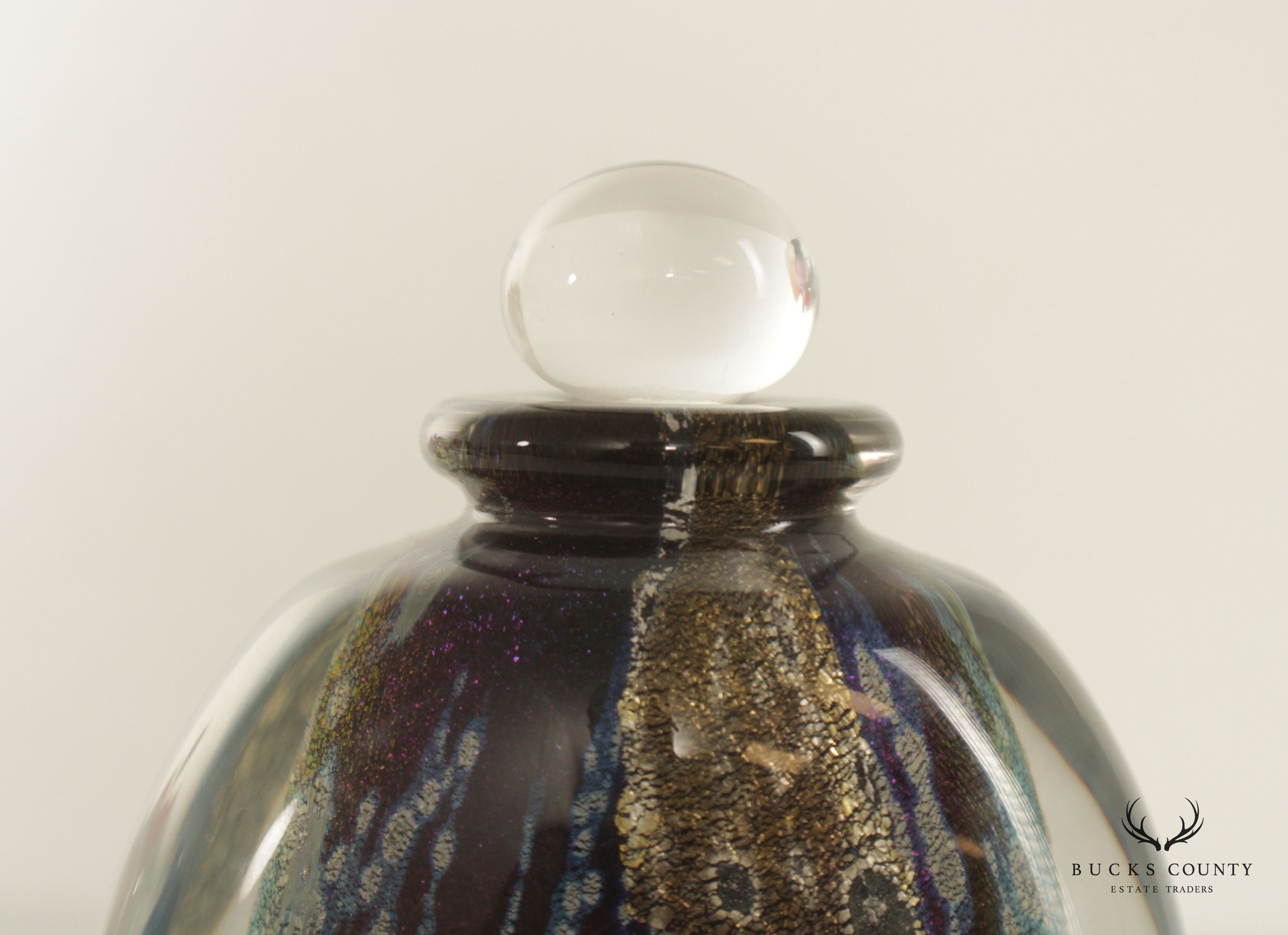 Robert Eickholt Blown Glass Perfume Bottle