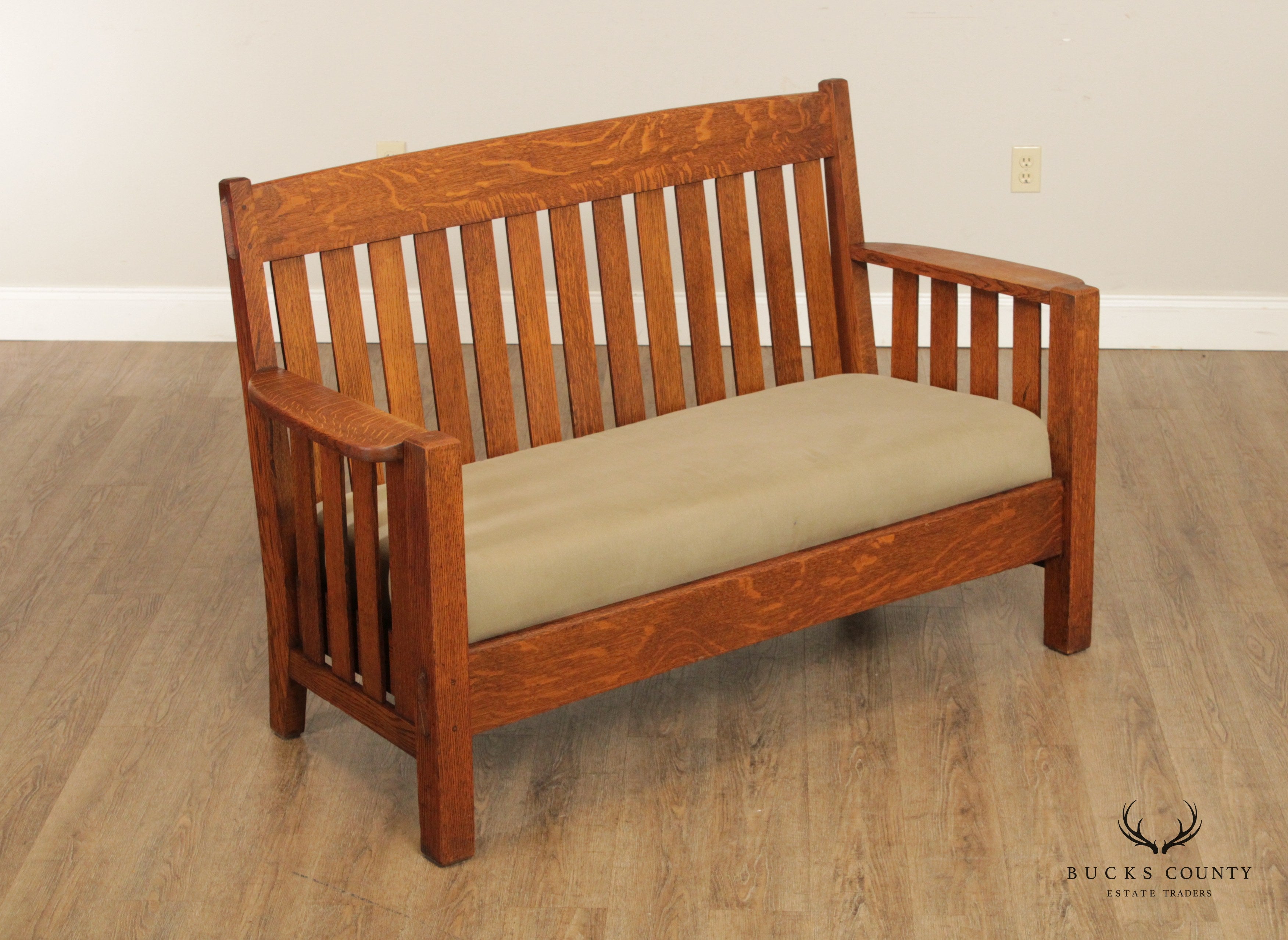 Harden Arts & Crafts Oak Settle