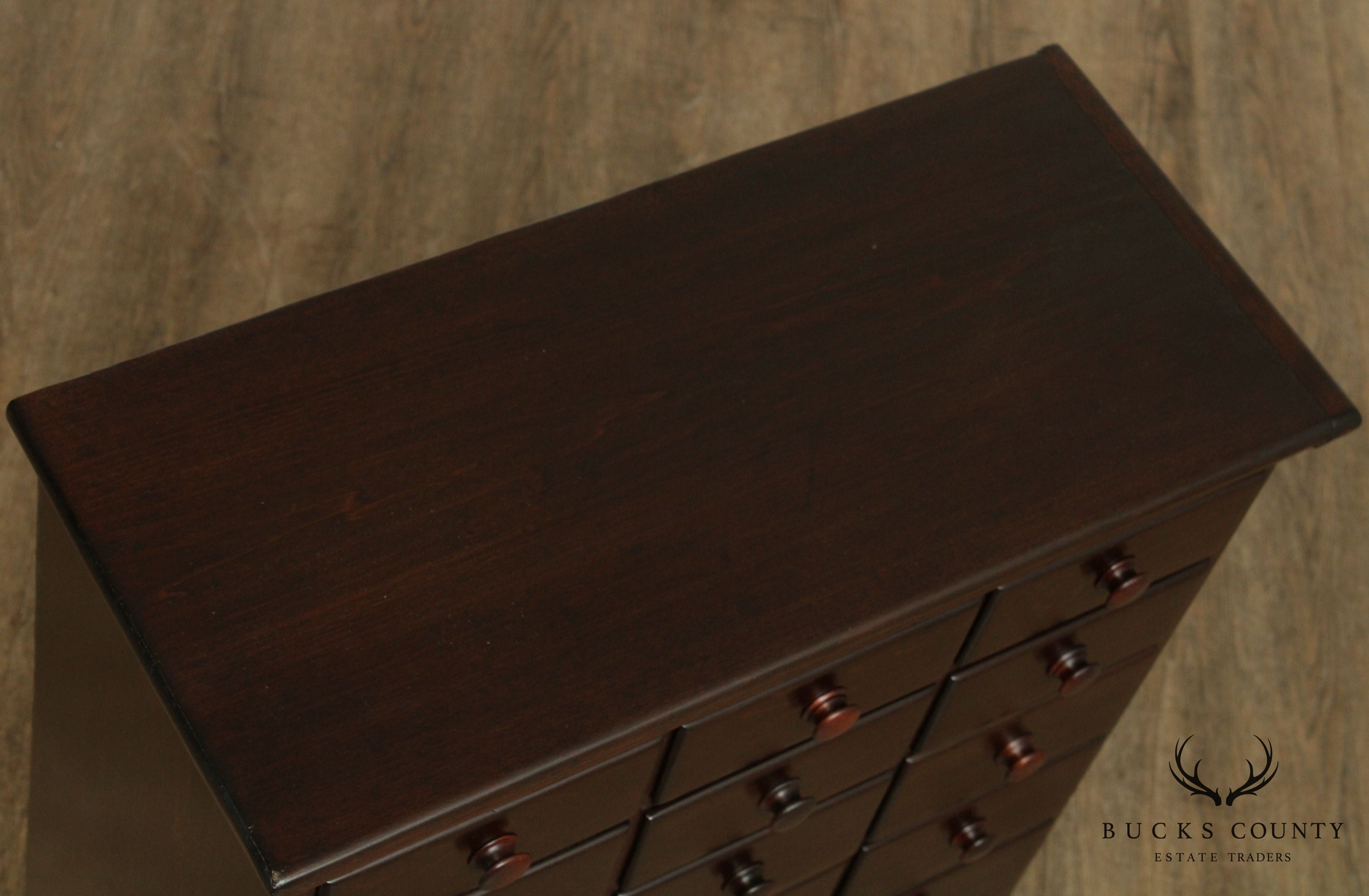 Antique Pine 18 Drawer Apothecary Chest