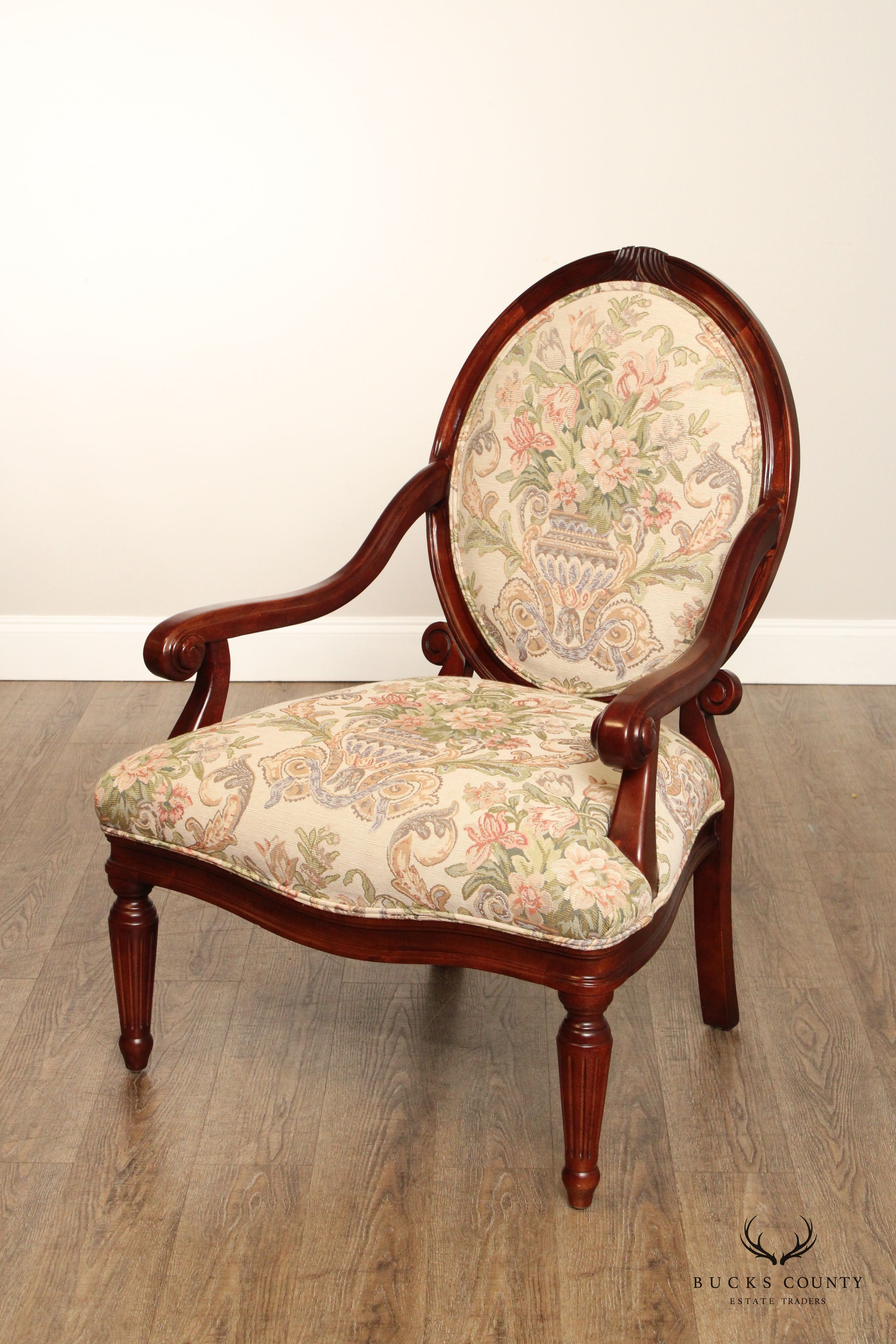 French Louis XVI Style Arm Chair