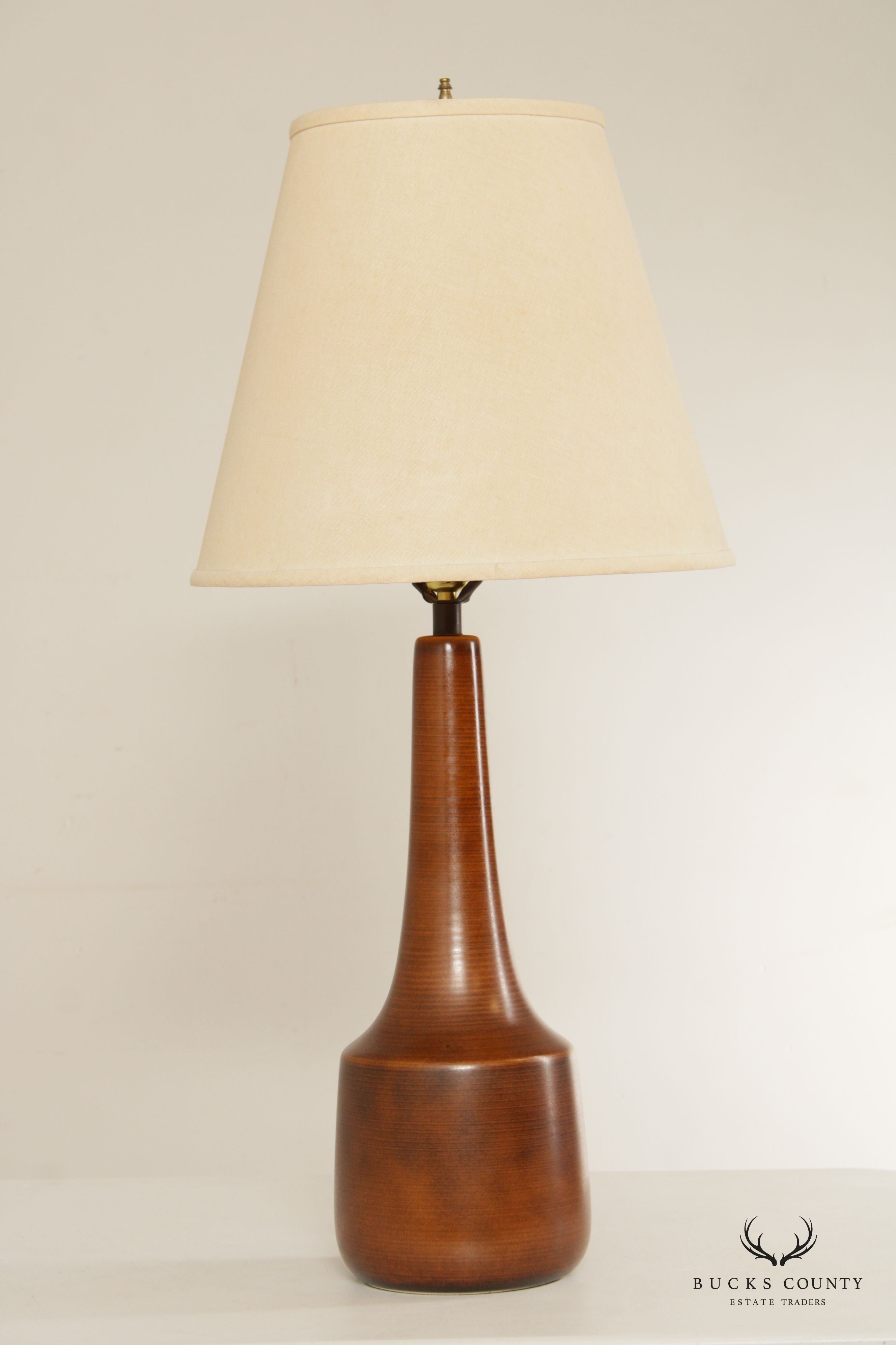 Mid Century Modern Ceramic Vasiform Table Lamp