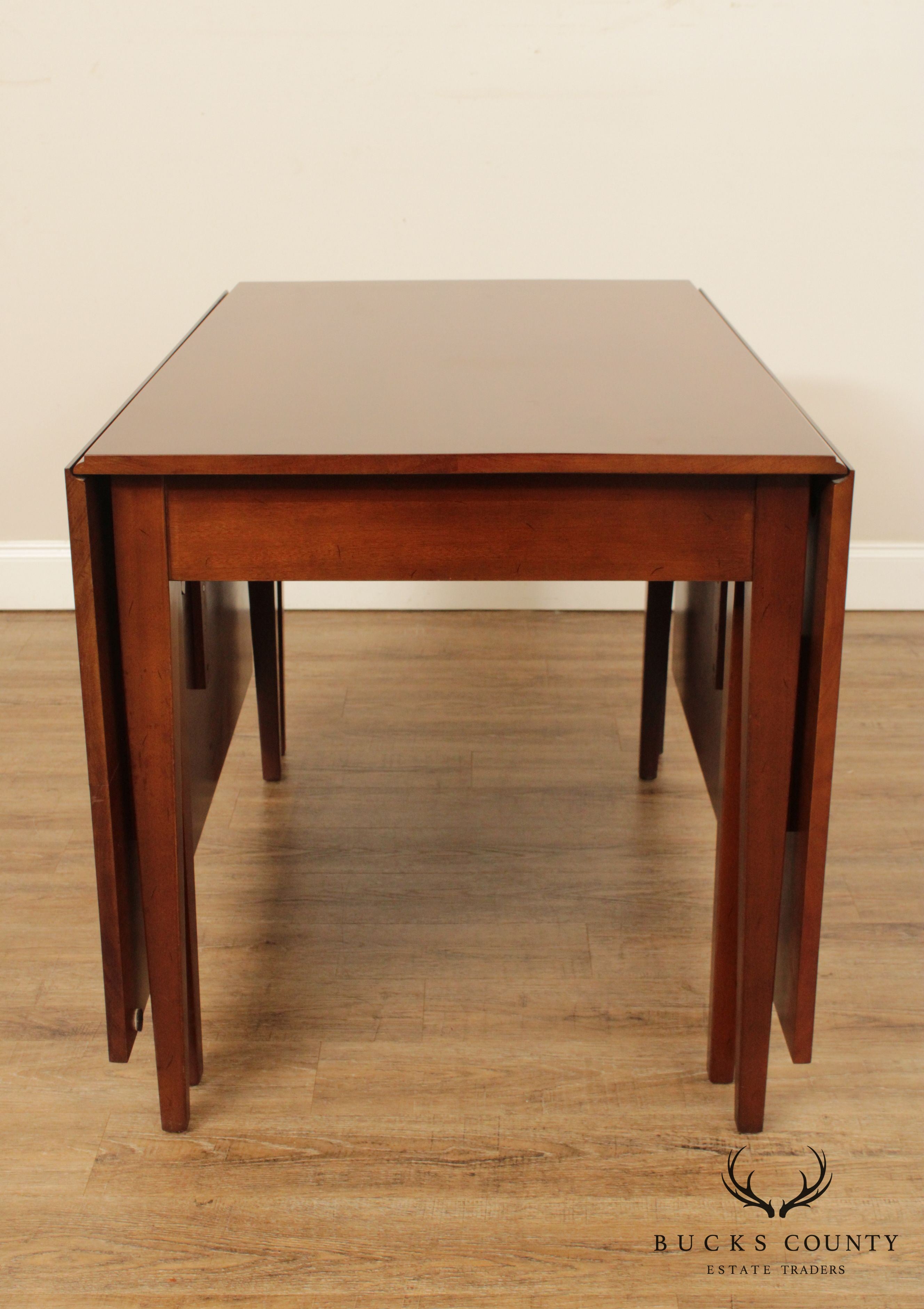 Kittinger Williamsburg Adaptation Mahogany Drop Leaf Dining Table