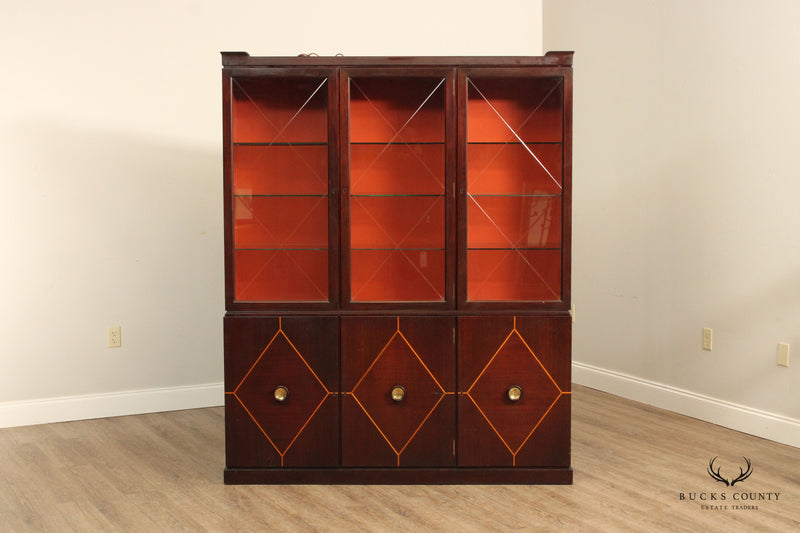 Tommi Parzinger For Charak Modern Breakfront China Cabinet
