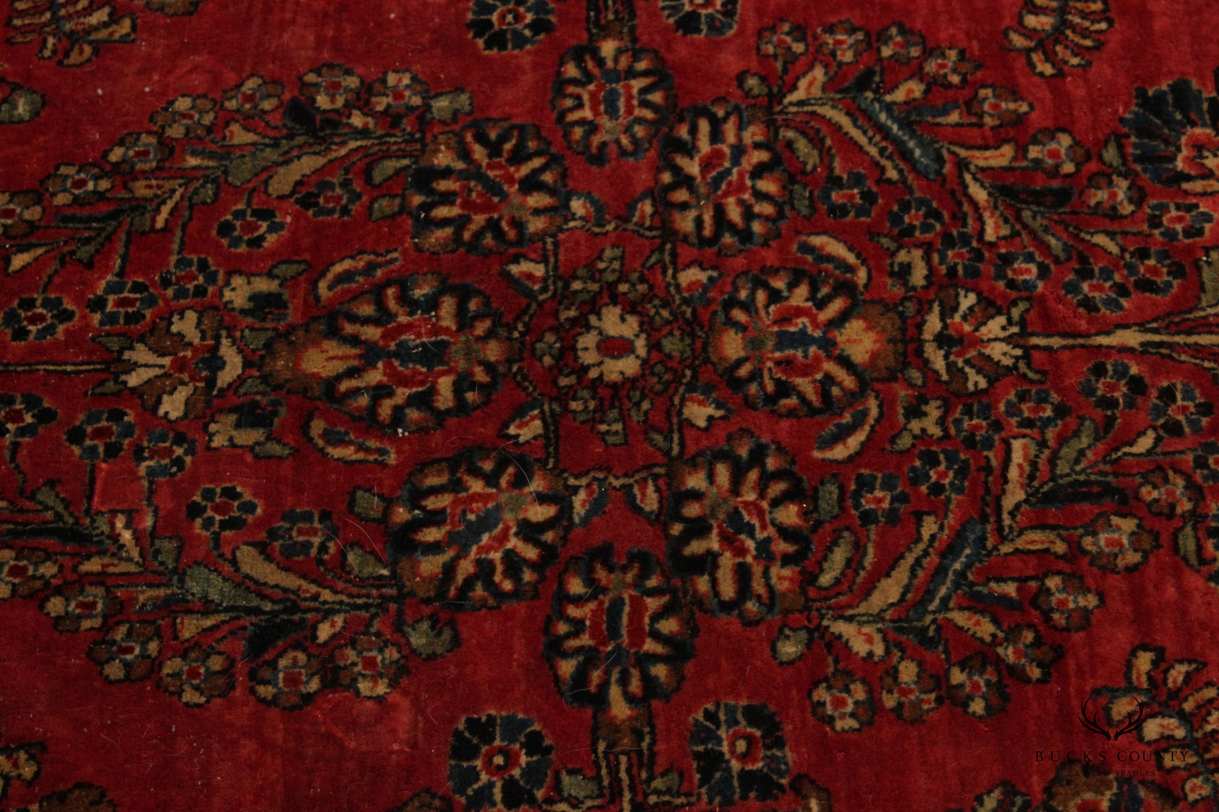 Quality Hand Tied Persian Sarouk Area Rug, 12' x 9'