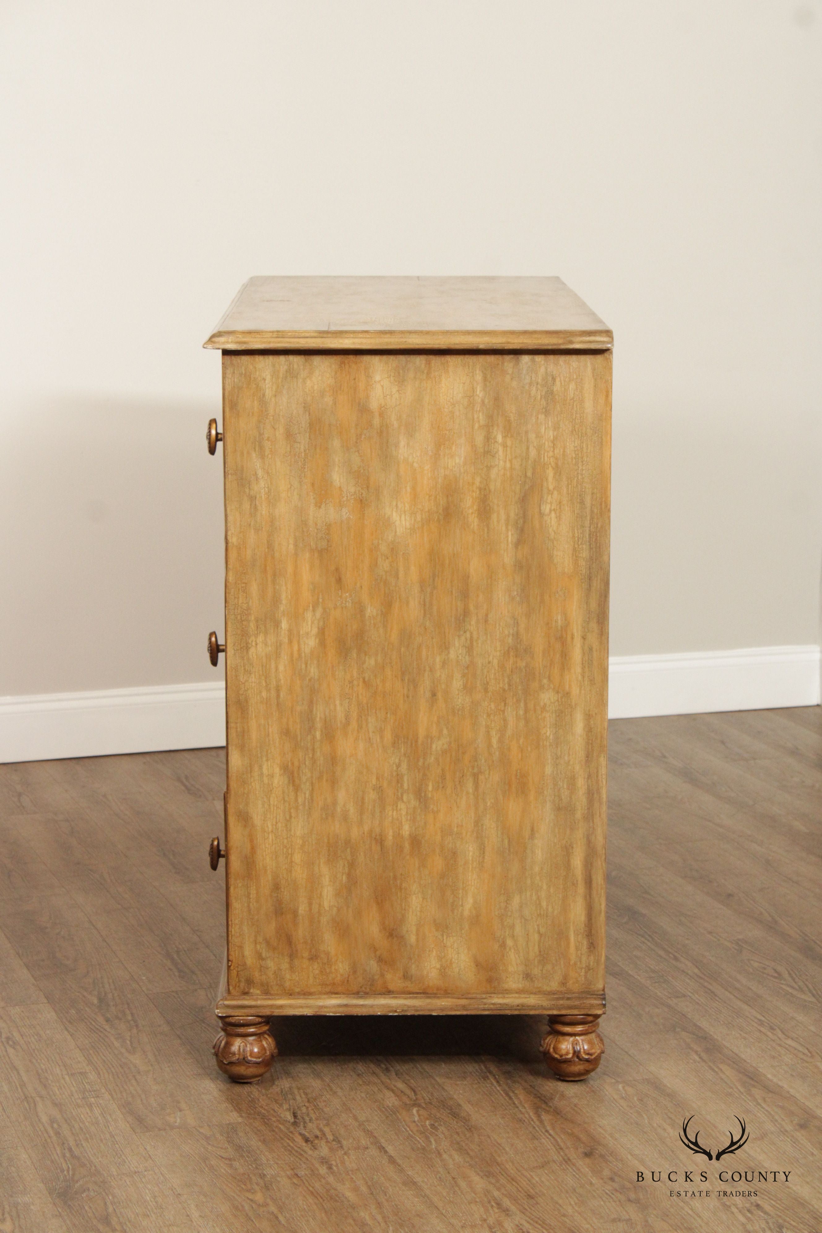 Belgian Style Carved Chest of Drawers