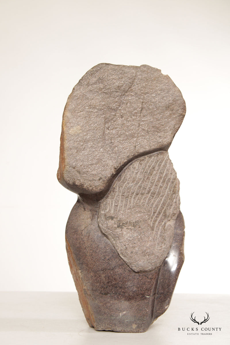 Benjamin Mundara Modern Figural Shona Stone Sculpture