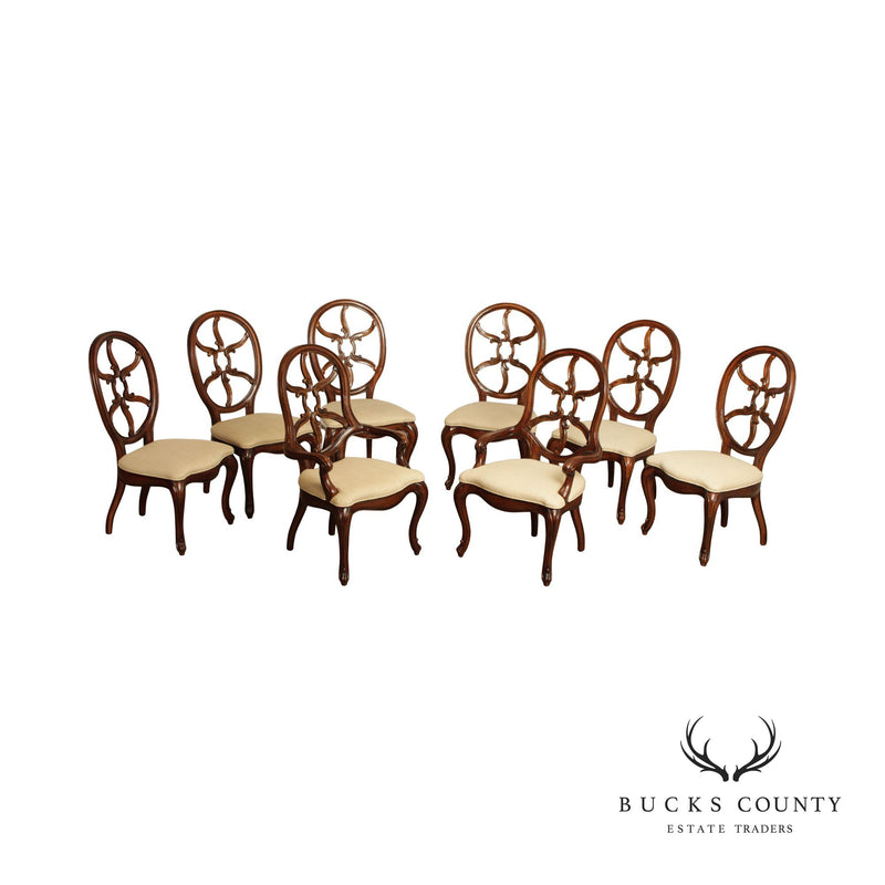 Henredon French Régence Style Set of 8 Dining Chairs
