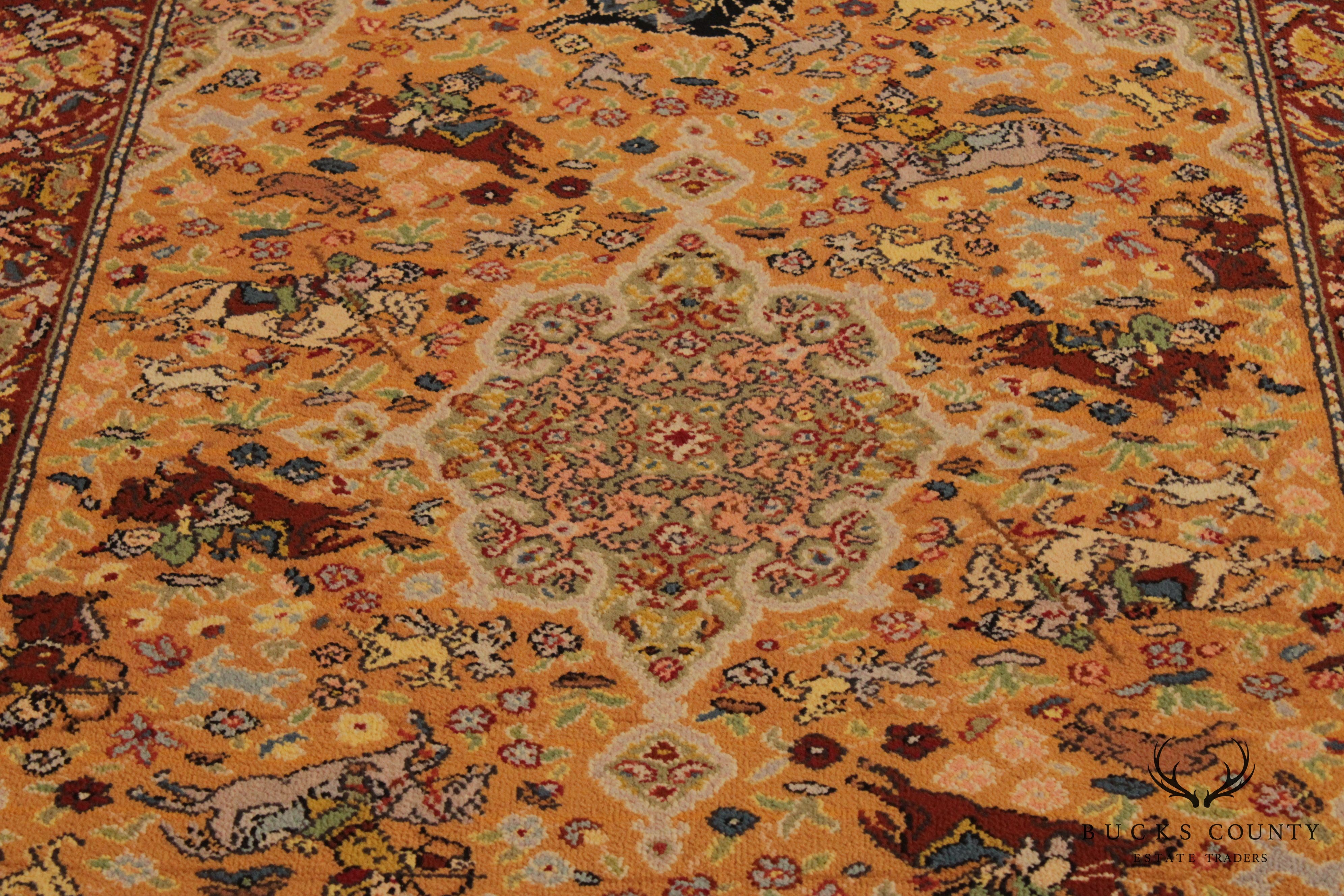 Karastan Persian Tabriz Hunt Scene 6' x 4' Area Rug