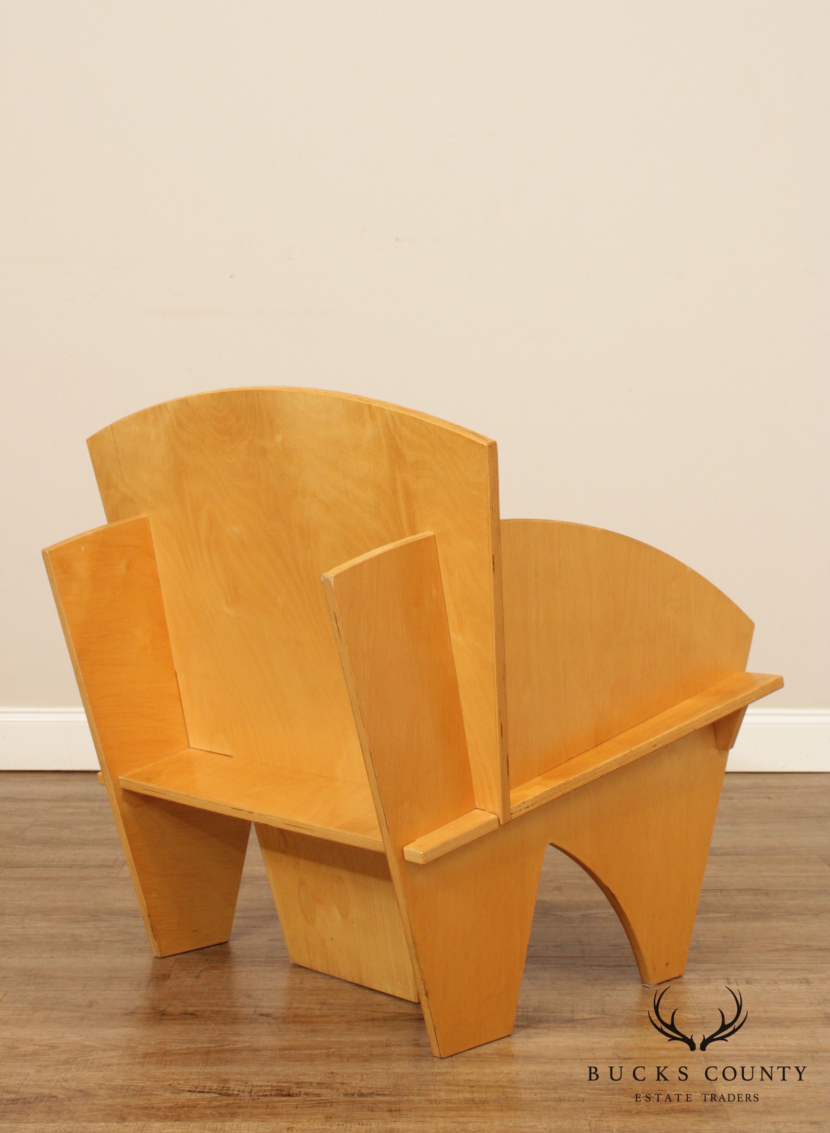 Mid Century Modern Plywood Lounge Chair After Ilonka Karasz