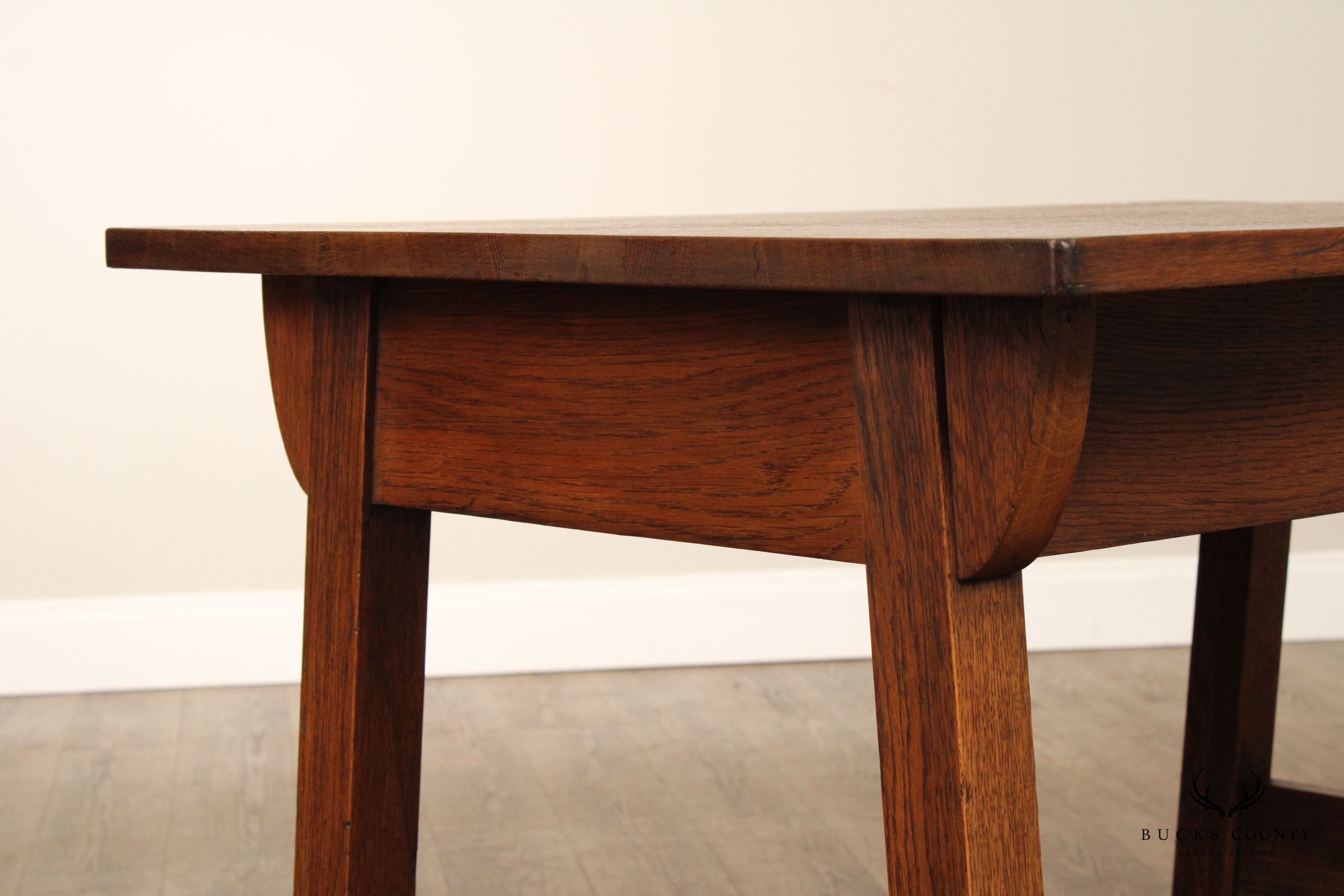 Limbert Antique Mission Oak Library Table