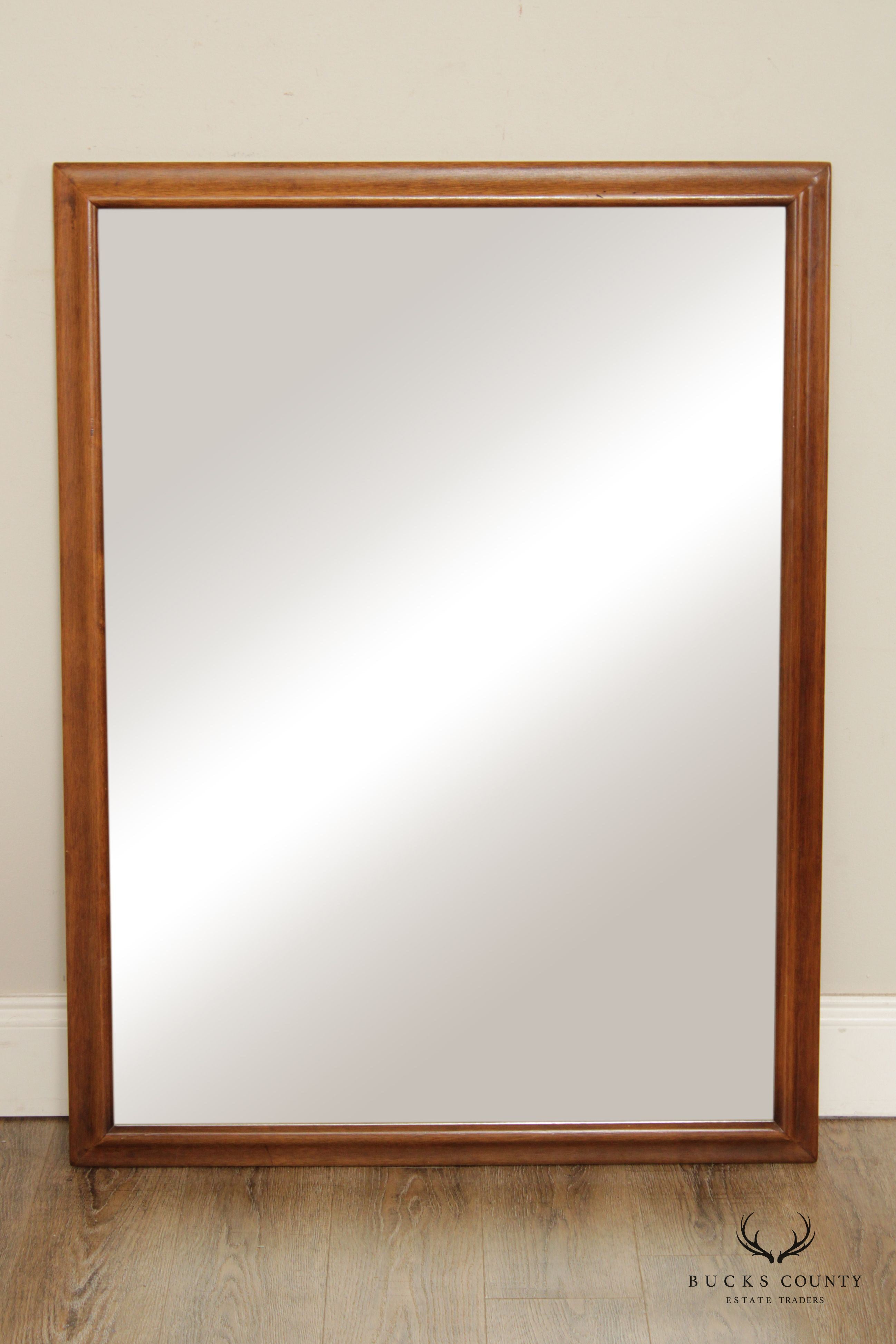 Mid Century Modern Walnut Frame Mirror