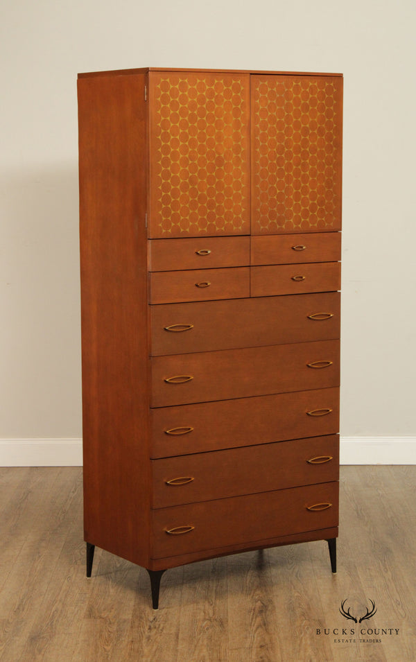 Carl Otto For Heywood Wakefield 'Contessa' Armoire Chest of Drawers