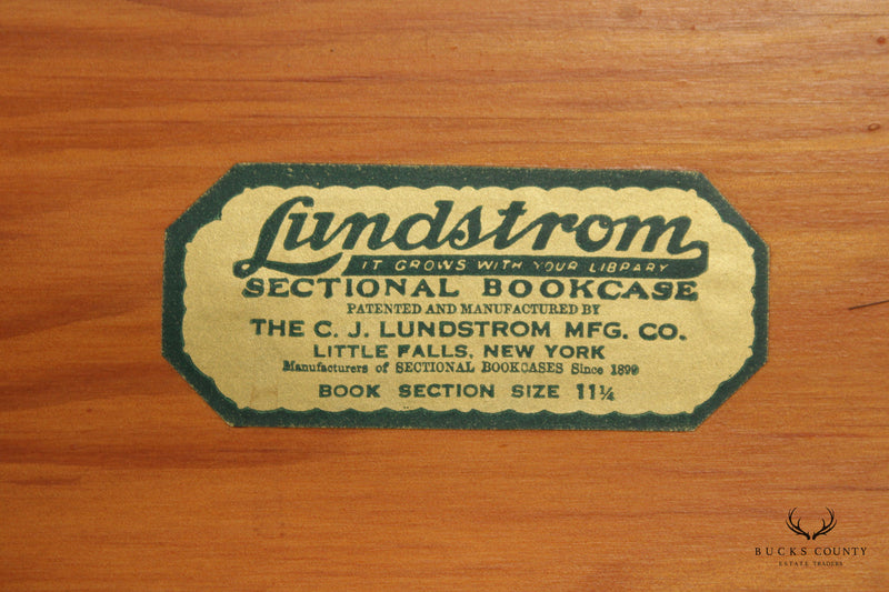 Lundstrom Antique Oak Four Stack Barrister Bookcase