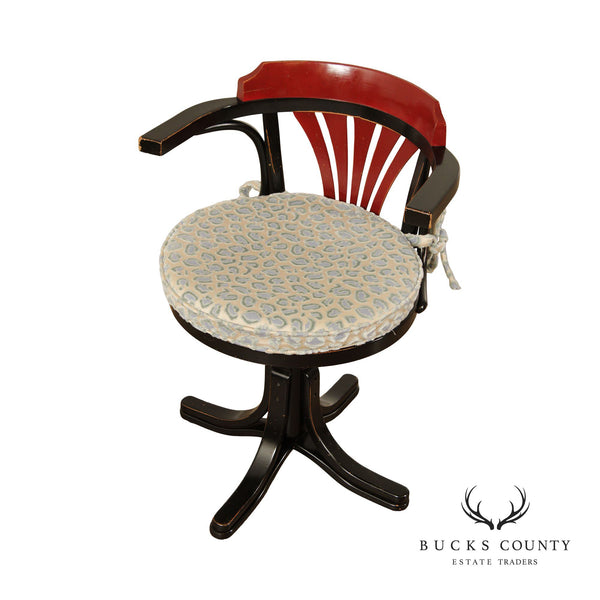 Vintage Thonet Style Swiveling Desk Chair