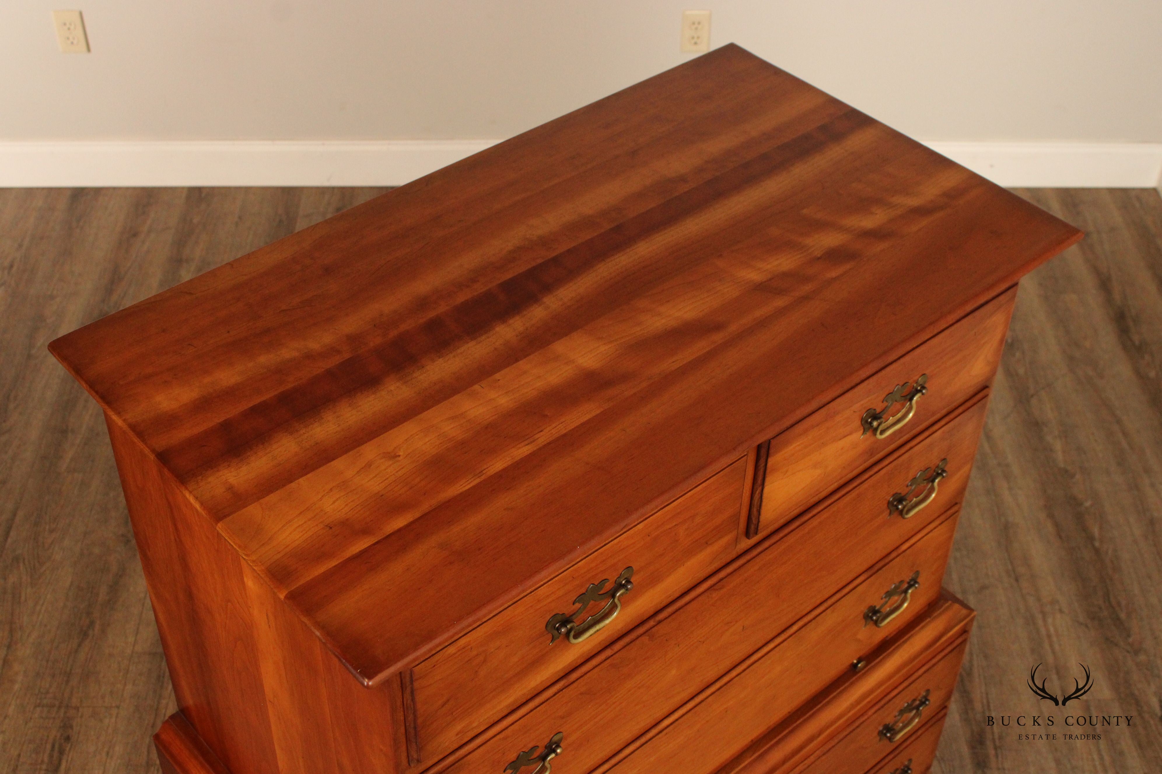 Stickley Chippendale Style Cherry Highboy Dresser