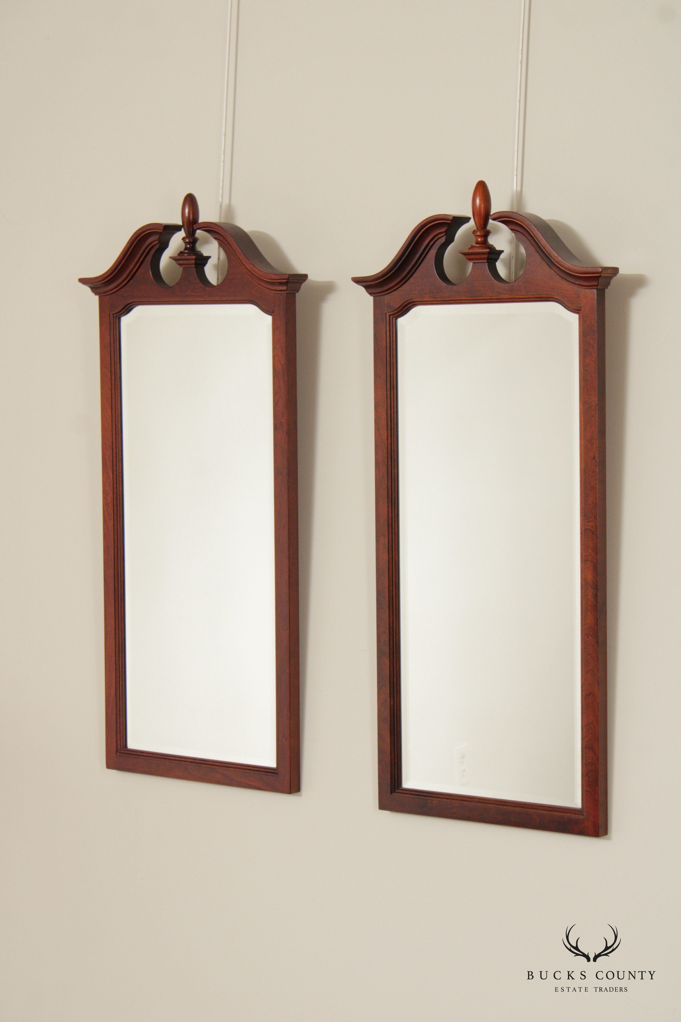 Pennsylvania House Traditional Pair of Cherry Wall Mirrors