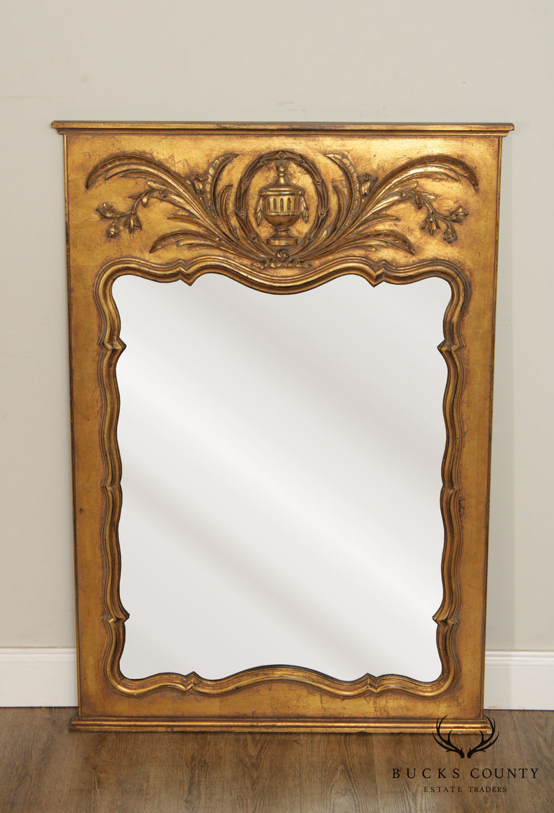 Ruder New York French Louis XV Style Vintage Gilt Wall Mirror