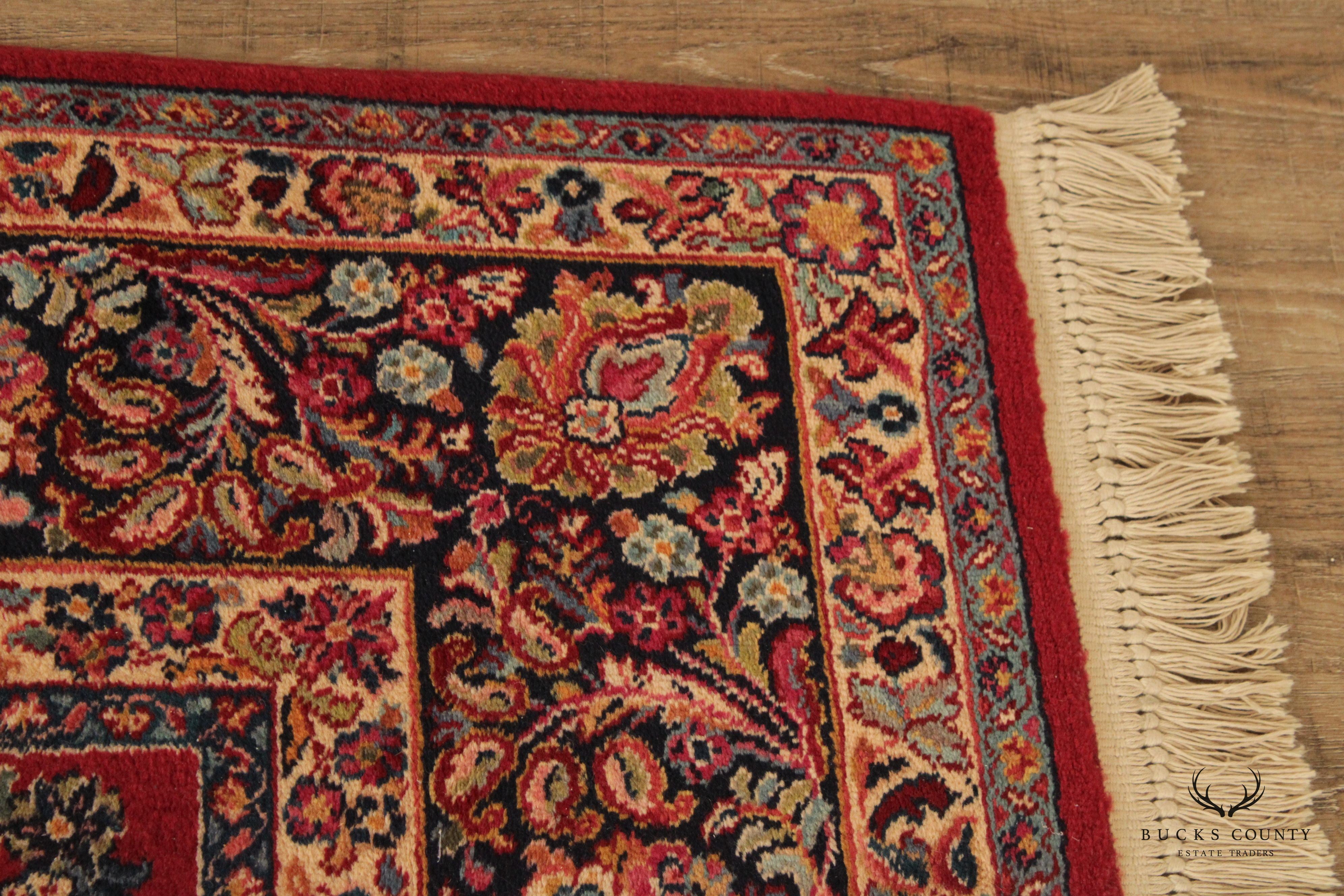 Karastan Red Sarouk 8.8 x 12 Wool Area Rug