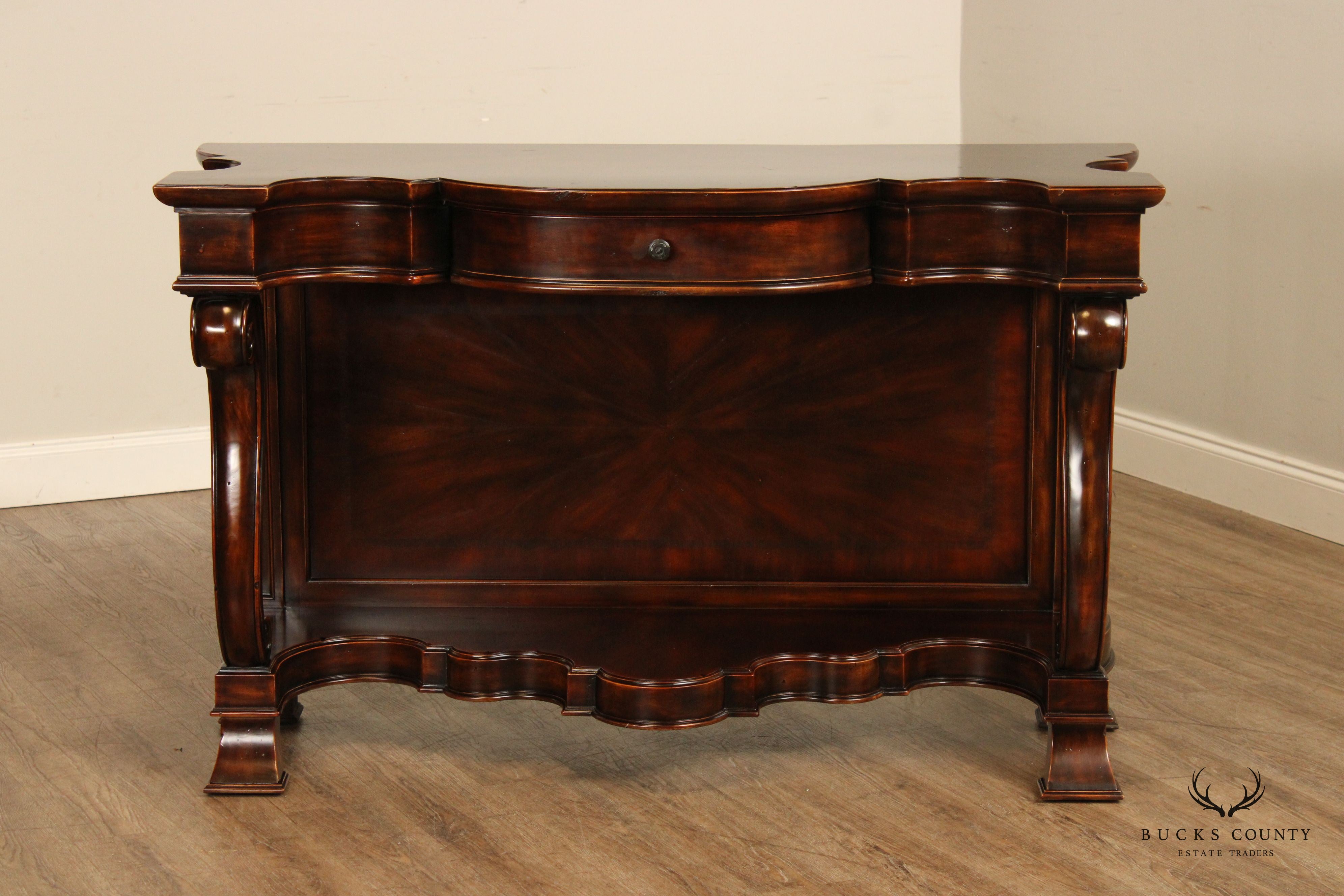 Artistica  Empire Style Mahogany Console Table