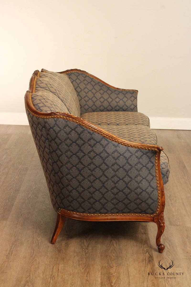 Antique French Louis XV Style Carved Sofa