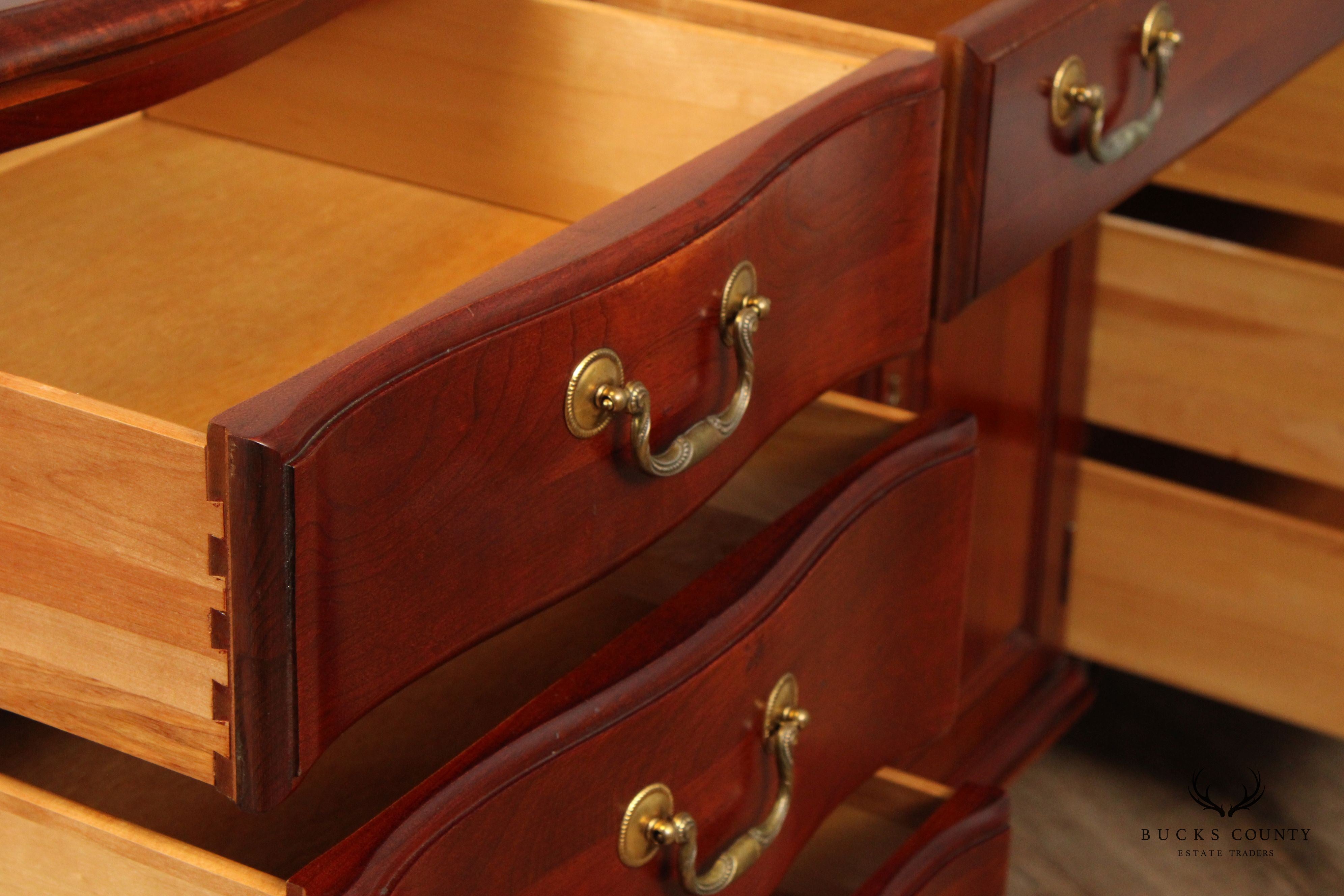 PENNSYLVANIA HOUSE CHIPPENDALE STYLE CHERRY LONG DRESSER