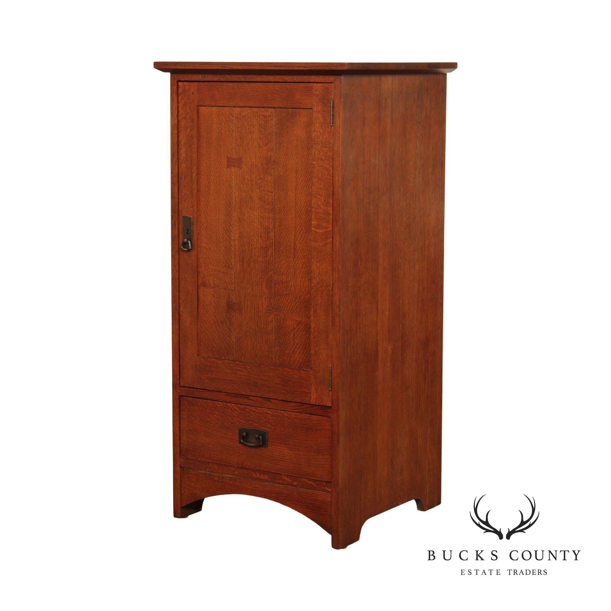 Stickley Mission Collection Oak Audio Unit