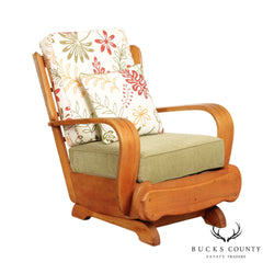 Mid Century Modern Maple Rocking Chair