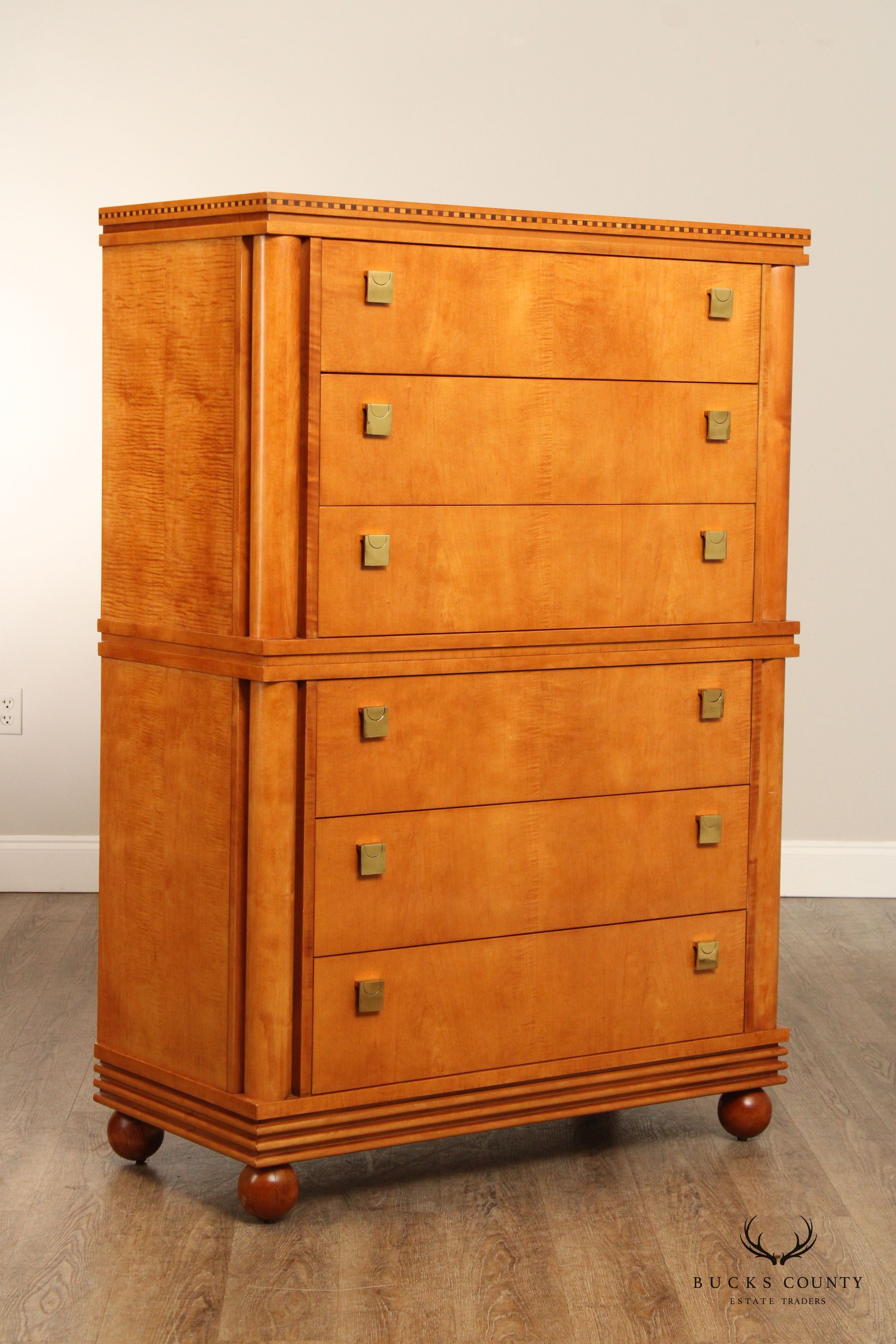 Hickory White Genesis Collection Biedermeier Style Tall Chest