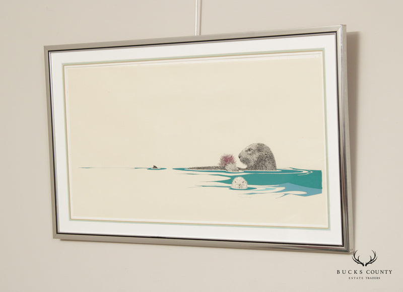 Peter Parnall "Sea Otter" Serigraph
