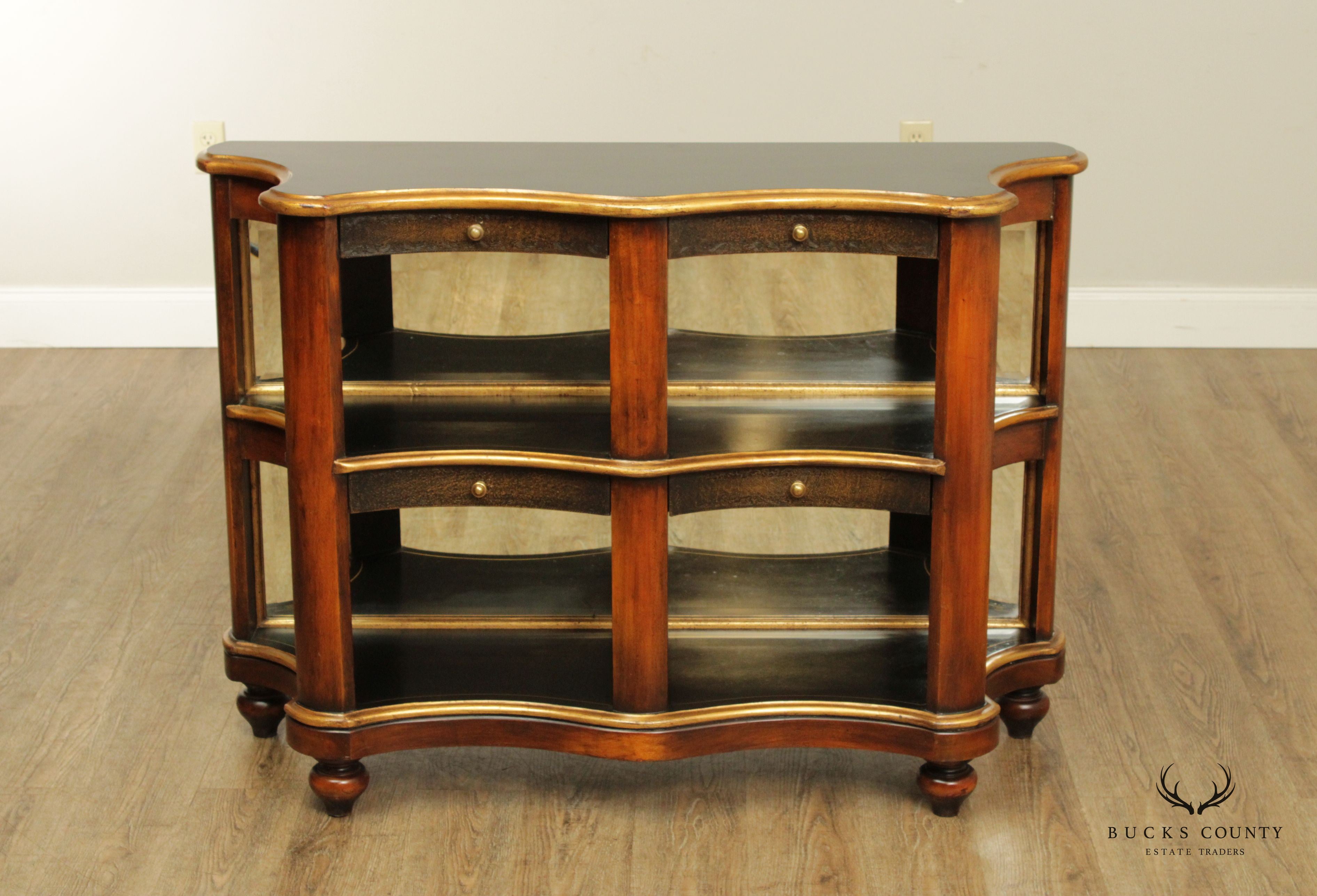 Regency Style Three-Tier Mahogany Console