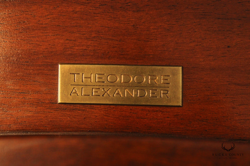 Theodore Alexander Burl Wood Chest of Four Drawers