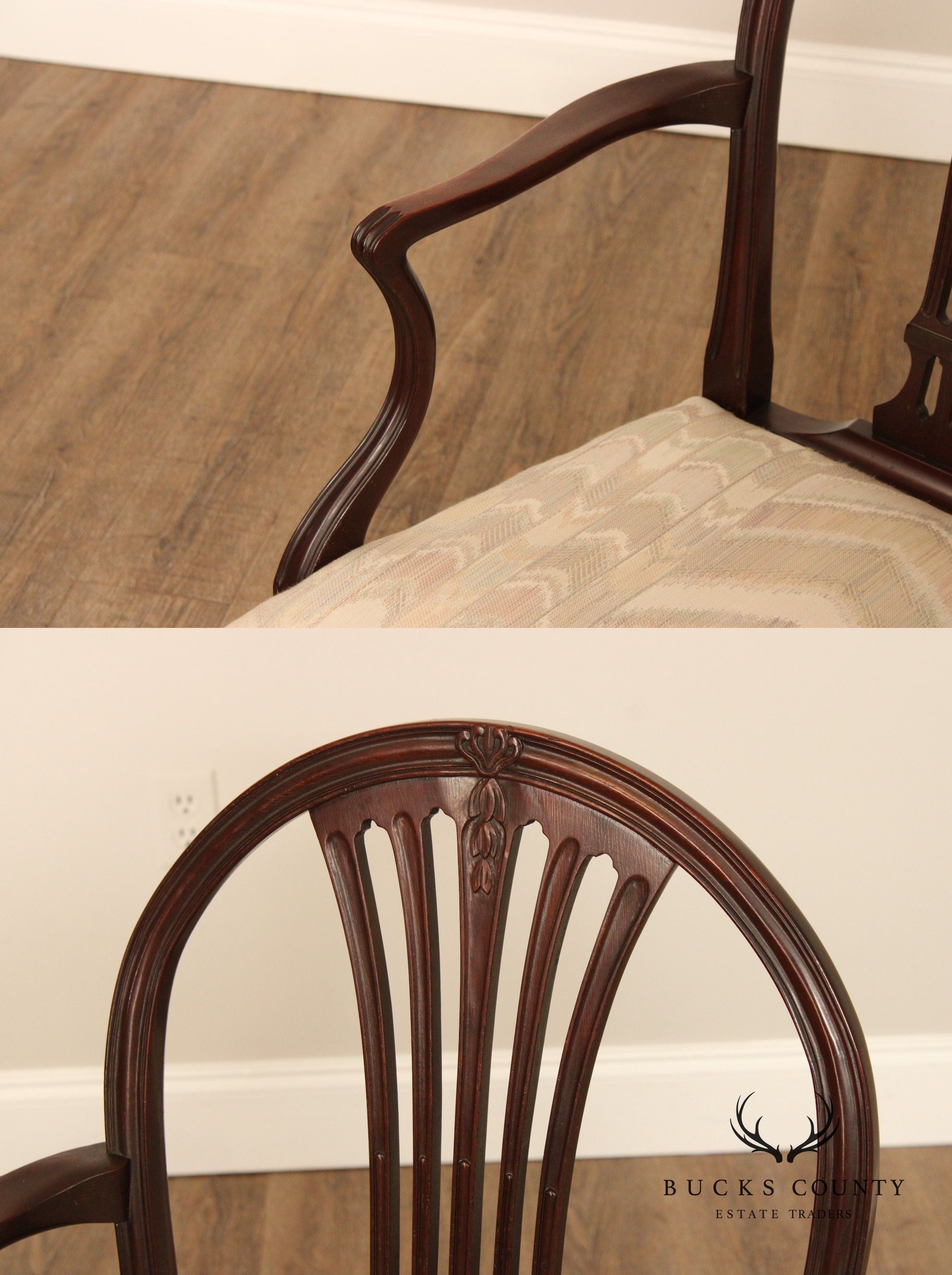 Georgian Style Set of Four Mahogany Dining Chairs