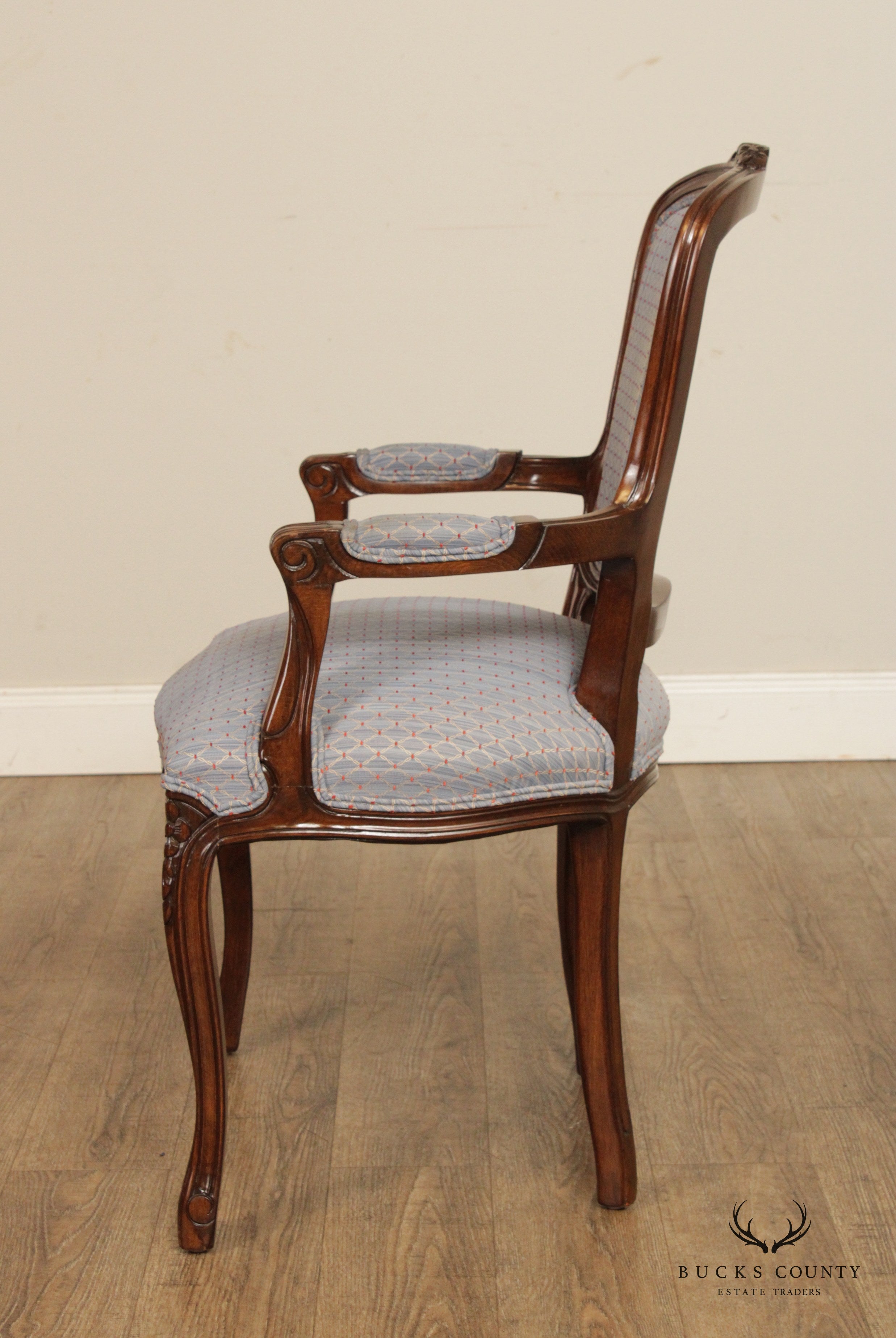 French Louis XV Style Fauteuil Armchair