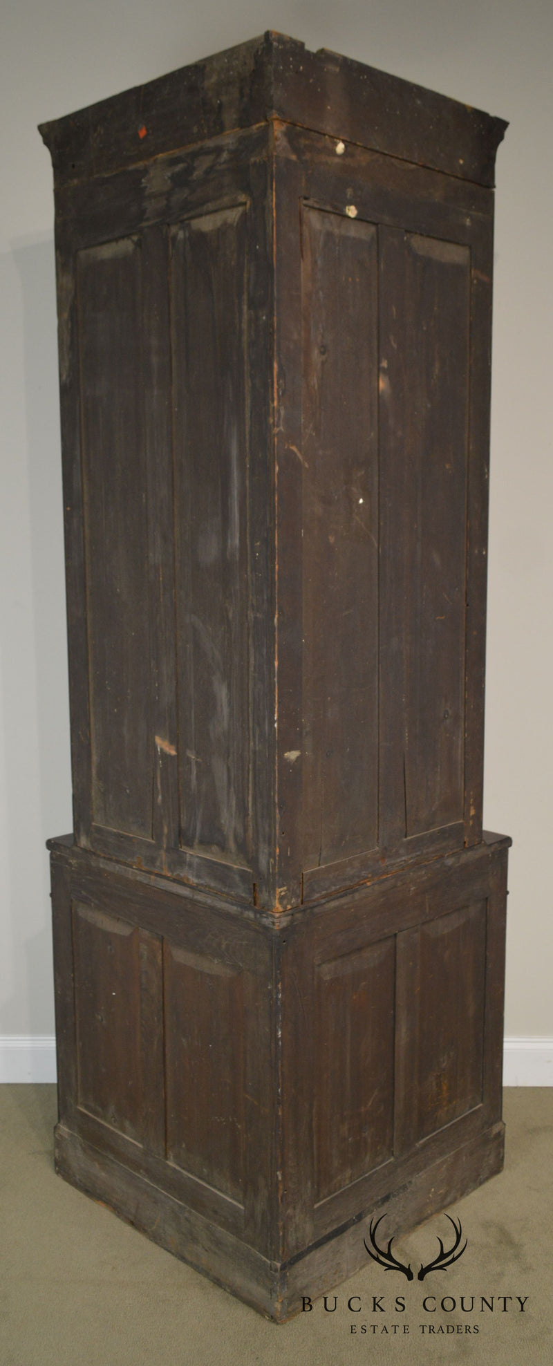 American Gothic Antique Rosewood Corner Cabinet Attributed to Meeks
