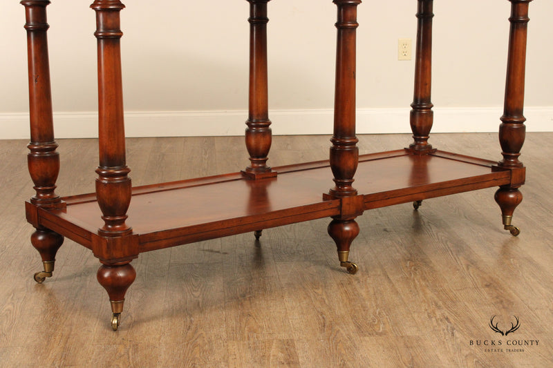 Thomasville Ernest Hemingway Collection Carved Mahogany Console Table