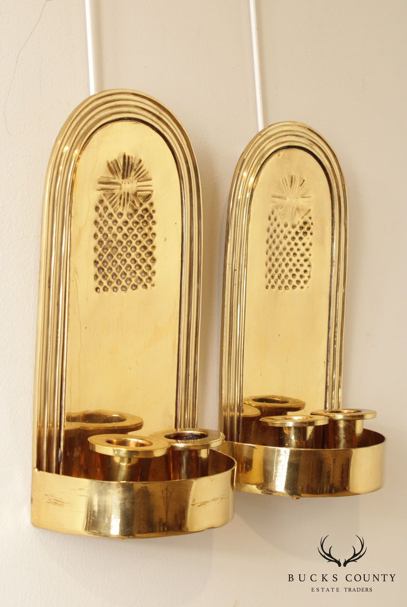 Brassworks Co. Brass Candle Wall Sconces