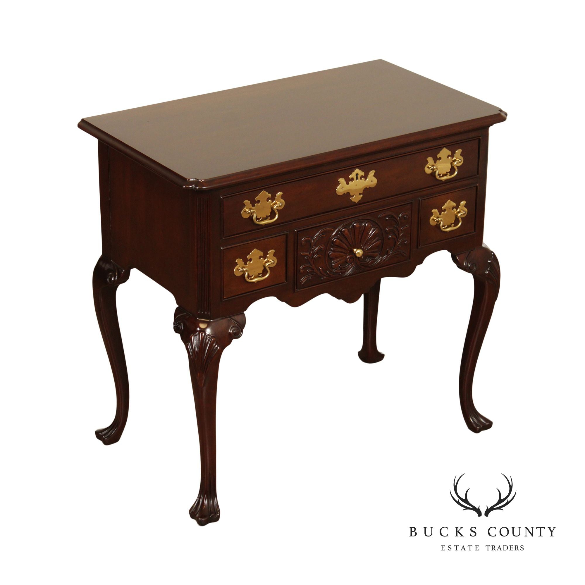 Councill Craftsmen Chippendale Style Mahogany Lowboy