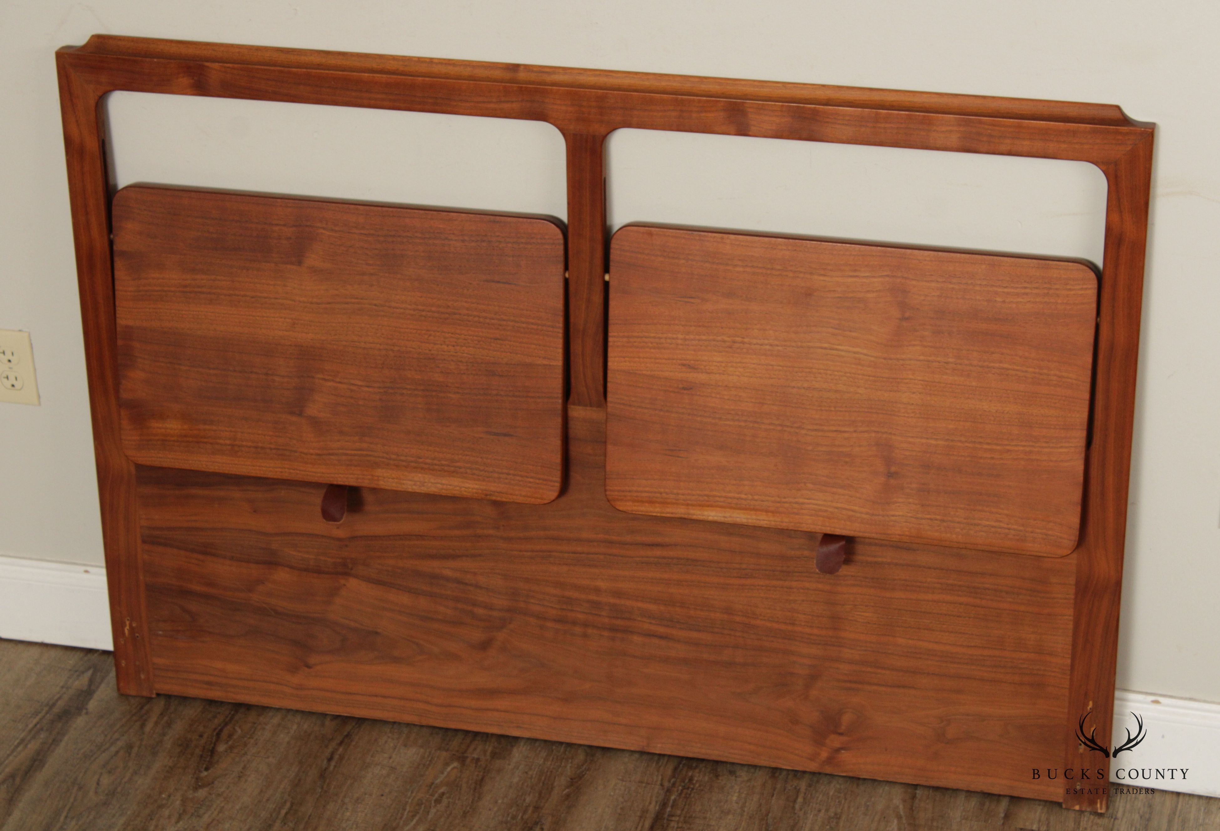 George Tanier Selection Danish Modern Teak Full Size Headboard