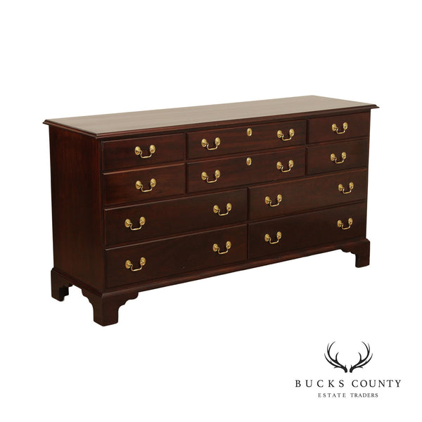 Stickley Chippendale Style Mahogany Long Dresser