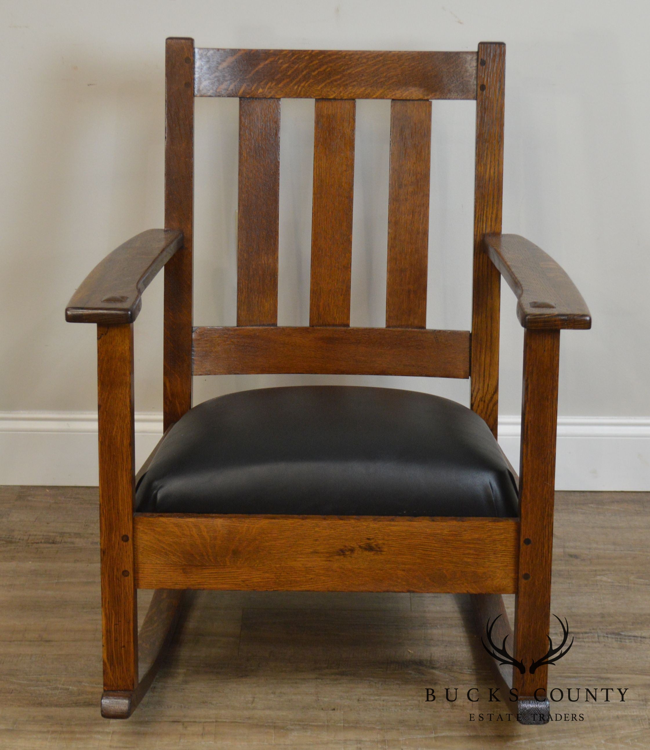 Limbert Antique Mission Oak Rocker