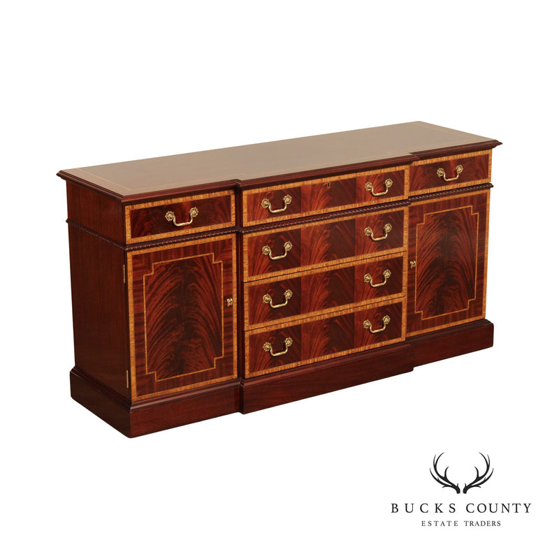 Councill Chippendale Style Flame Mahogany Buffet Sideboard