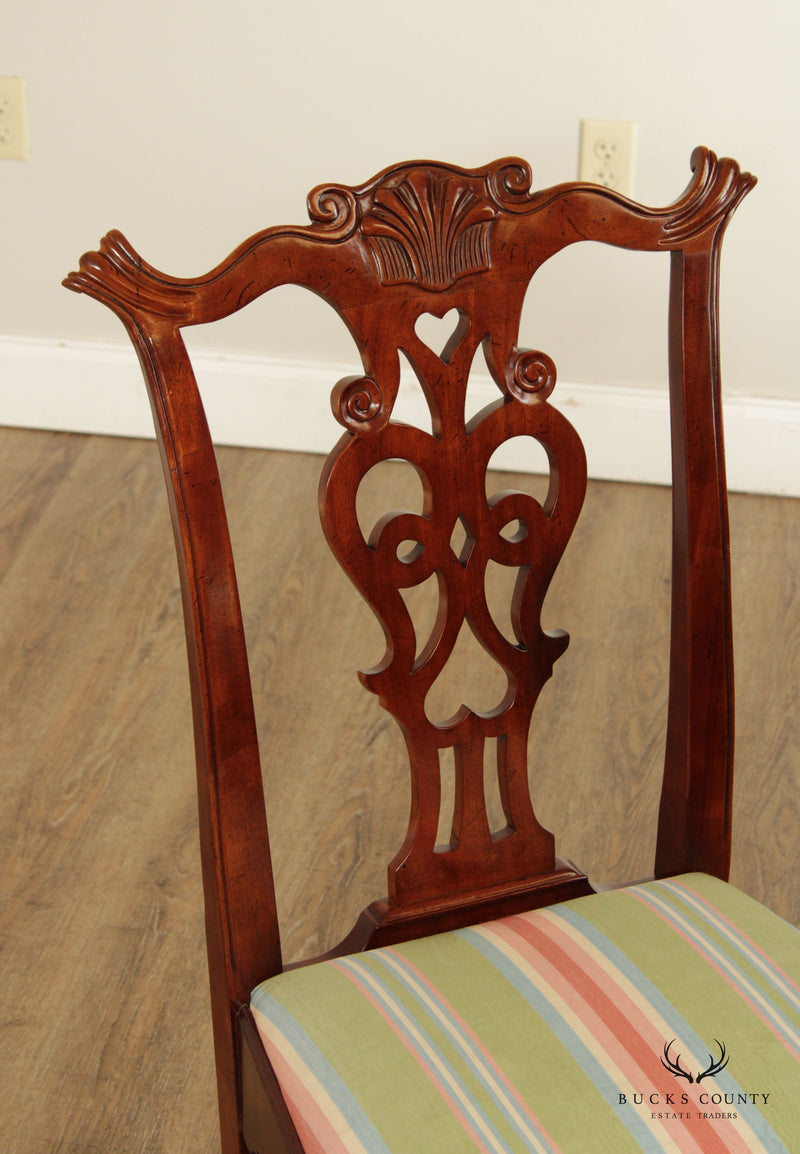 Chippendale Style Mahogany Ball and Claw Side Dining Chair