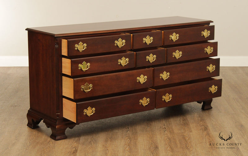 Statton 'Oldtowne' Chippendale Style Cherry Dresser