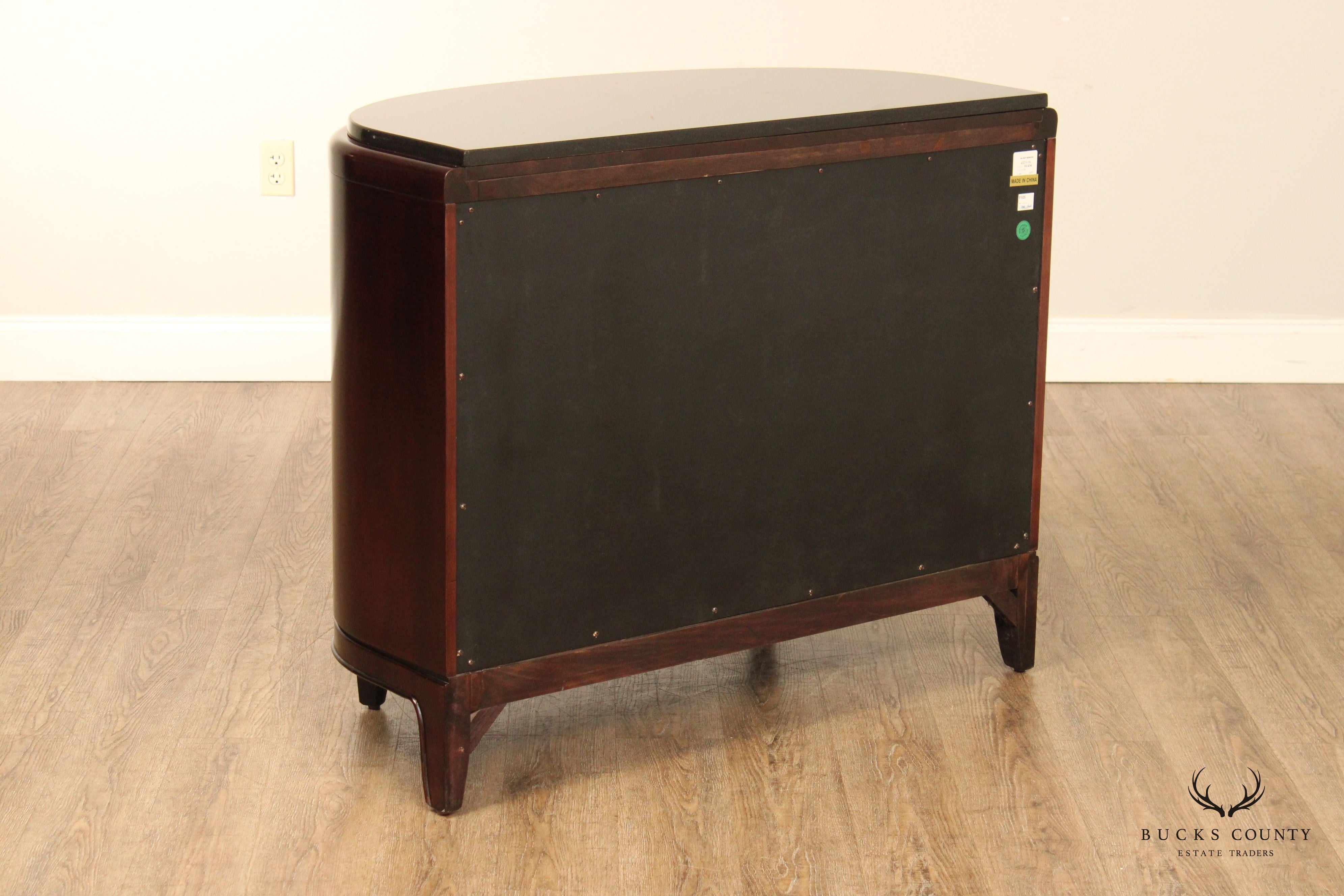 Thomasville Contemporary 'Nocturne' Granite Top Bowfront Chest