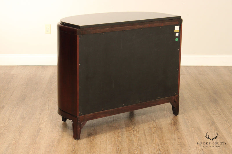 Thomasville Contemporary 'Nocturne' Granite Top Bowfront Chest