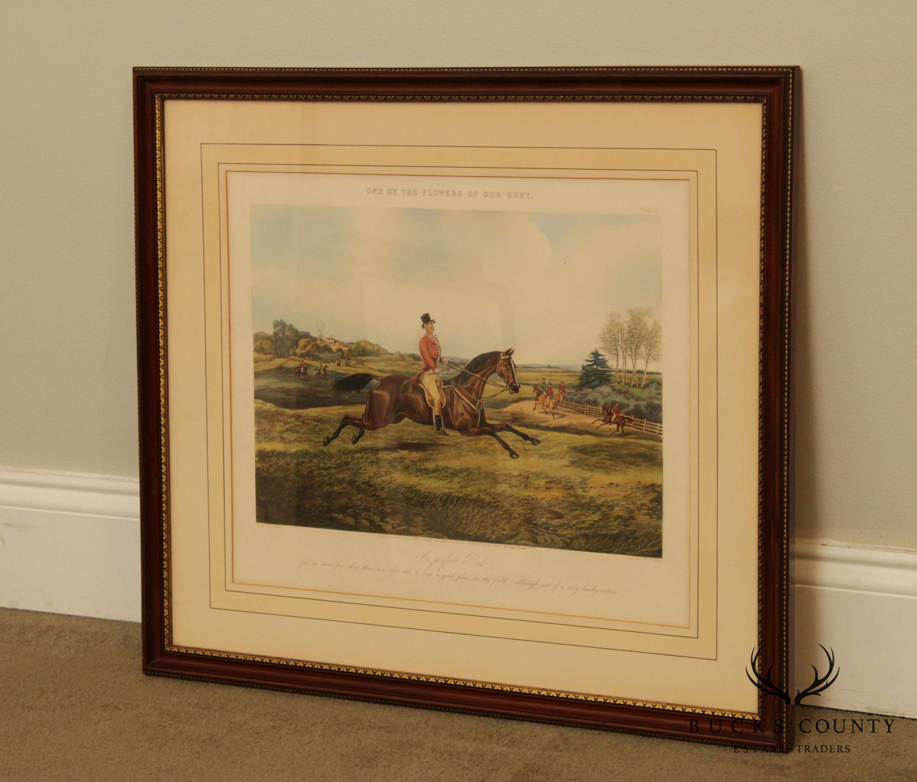 Henry Thomas Alken 'One of the Flowers of our Hunt' Vintage Framed Print