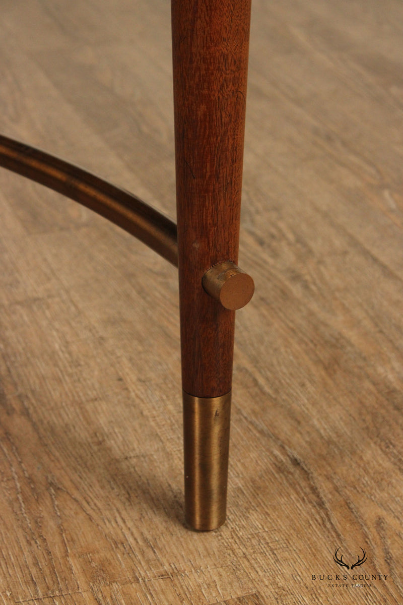 Bert England for Johnson Furniture Mid Century Modern Walnut Extendable Dining Table